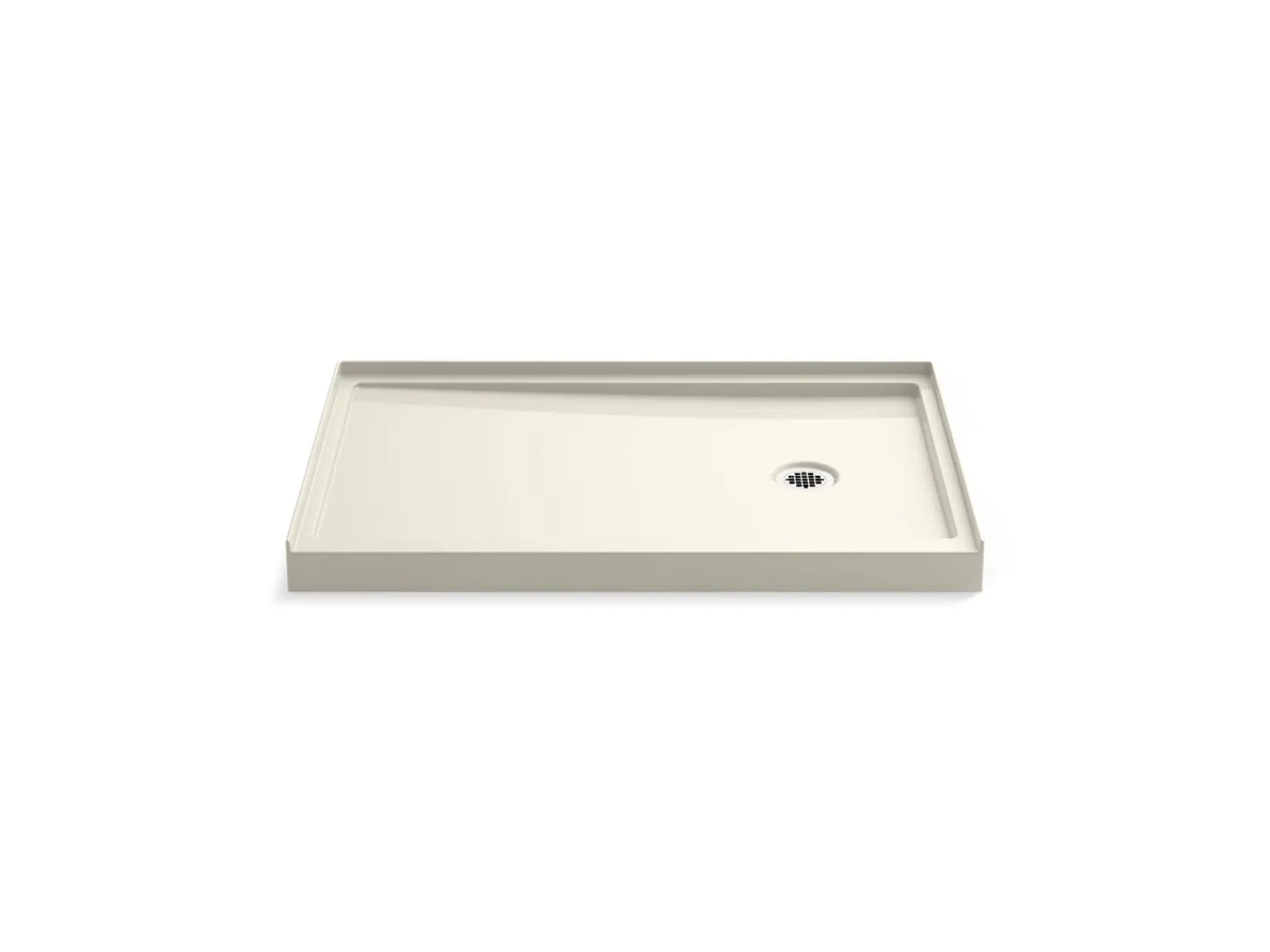 48" x 32" alcove shower base, right drain^Kohler Best