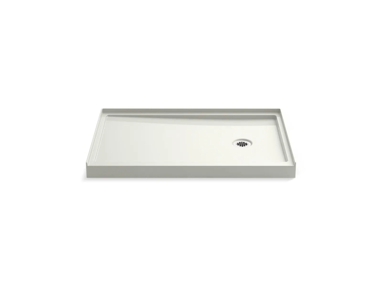 48" x 32" alcove shower base, right drain^Kohler Best