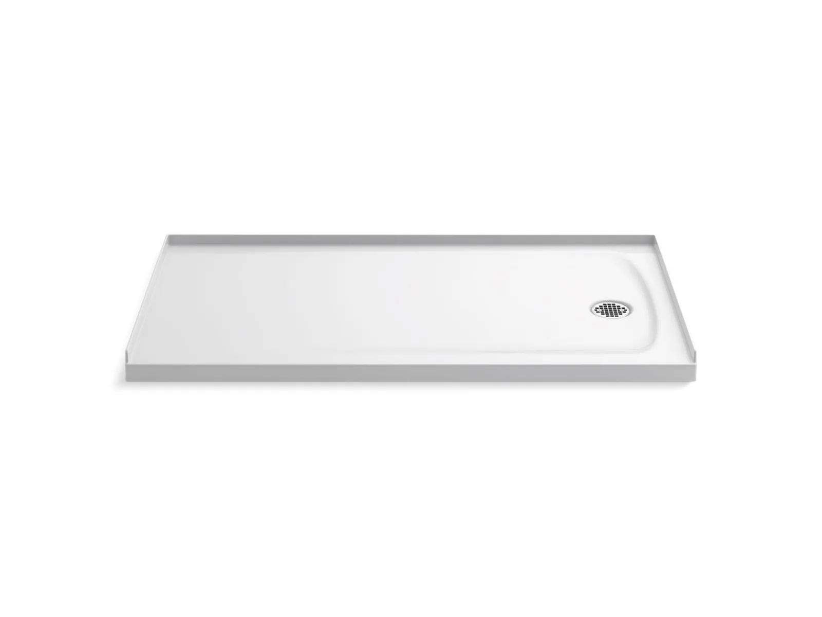 60" x 32" alcove shower base, right drain^Kohler Online