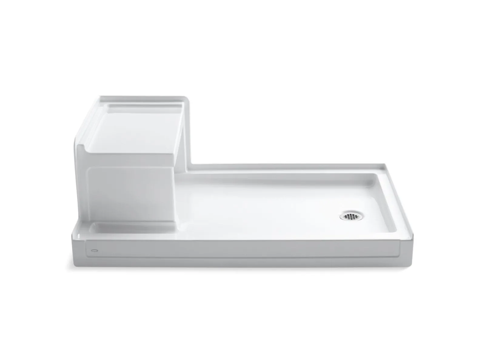60" x 36" alcove shower base, right drain^Kohler Clearance