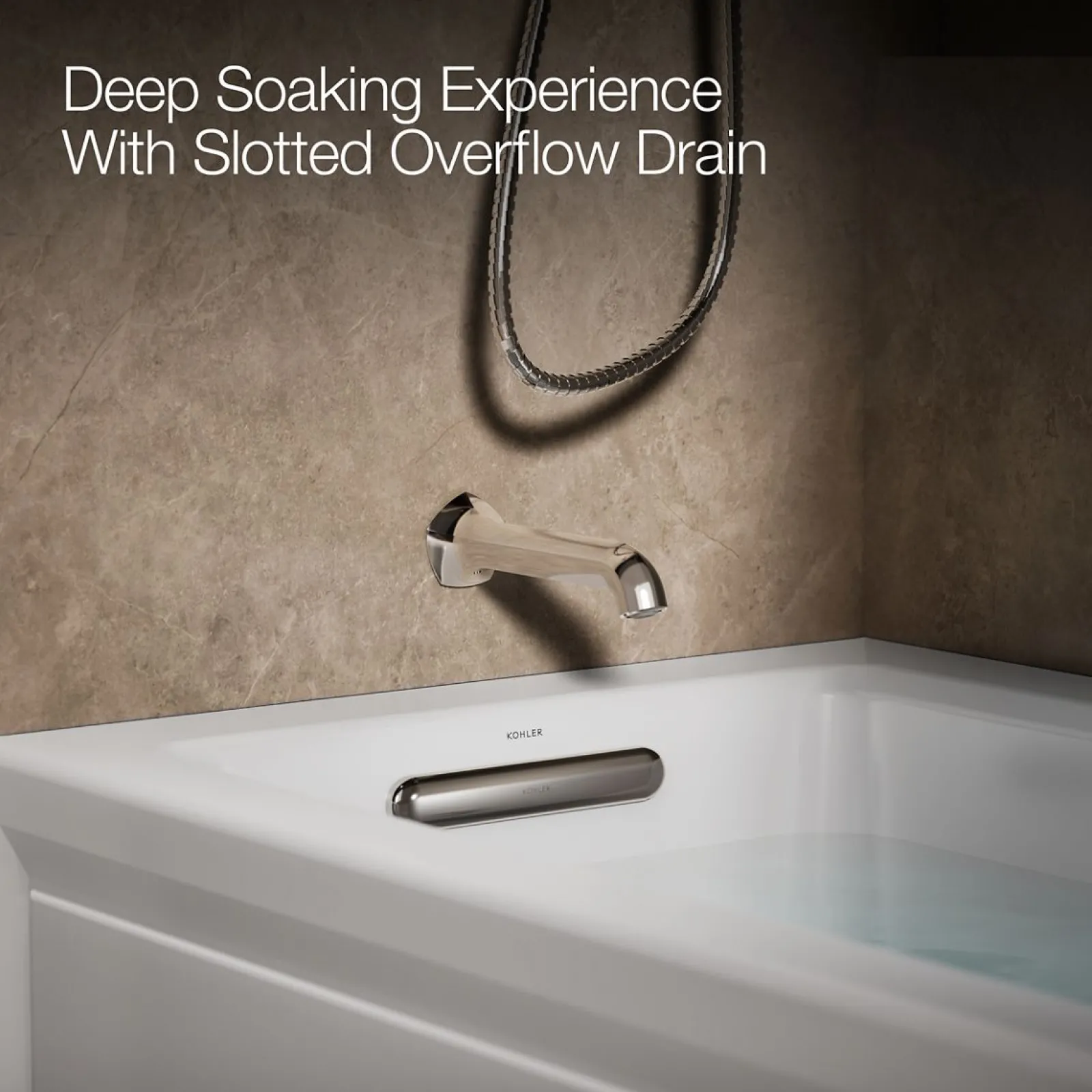60" x 30" alcove whirlpool bath, left drain^Kohler Clearance