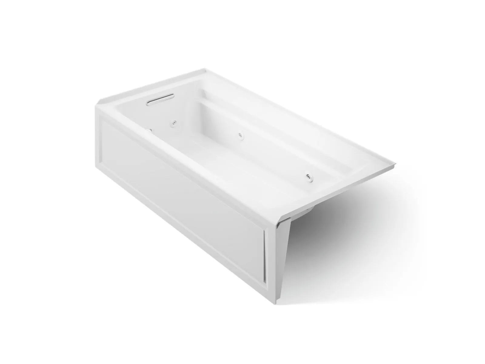 72" x 36" alcove whirlpool bath with alcove, left drain^Kohler