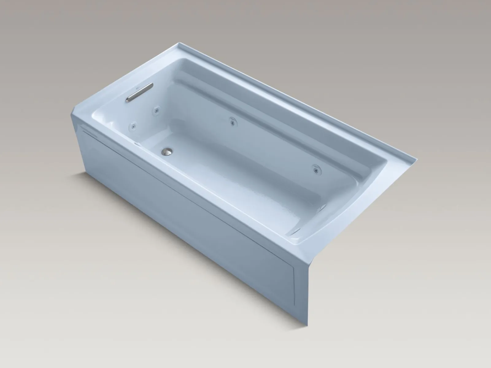 72" x 36" alcove whirlpool bath with alcove, left drain^Kohler