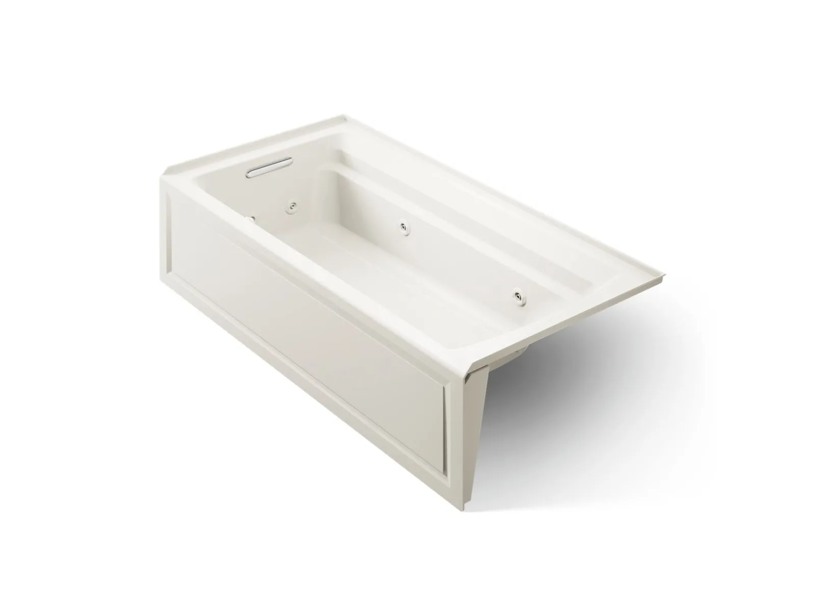 72" x 36" alcove whirlpool bath with alcove, left drain^Kohler