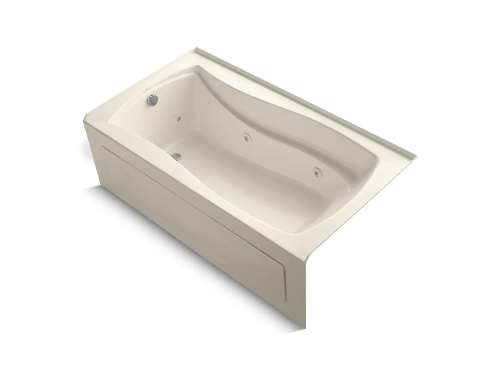 66" x 36" alcove whirlpool bath with Bask® heated surface, left drain^Kohler Outlet