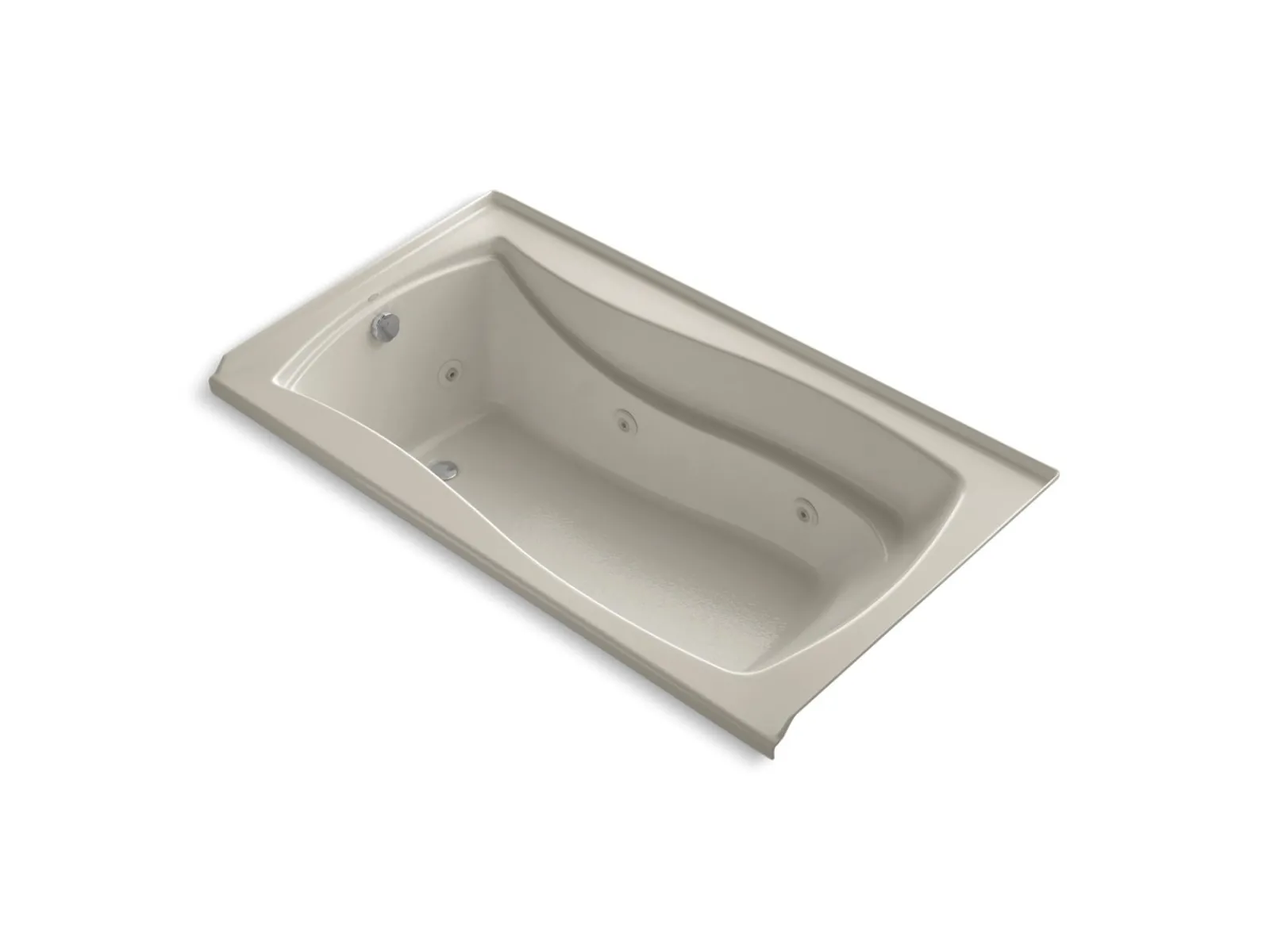 66" x 36" alcove whirlpool bath with Bask® heated surface, left drain^Kohler Sale
