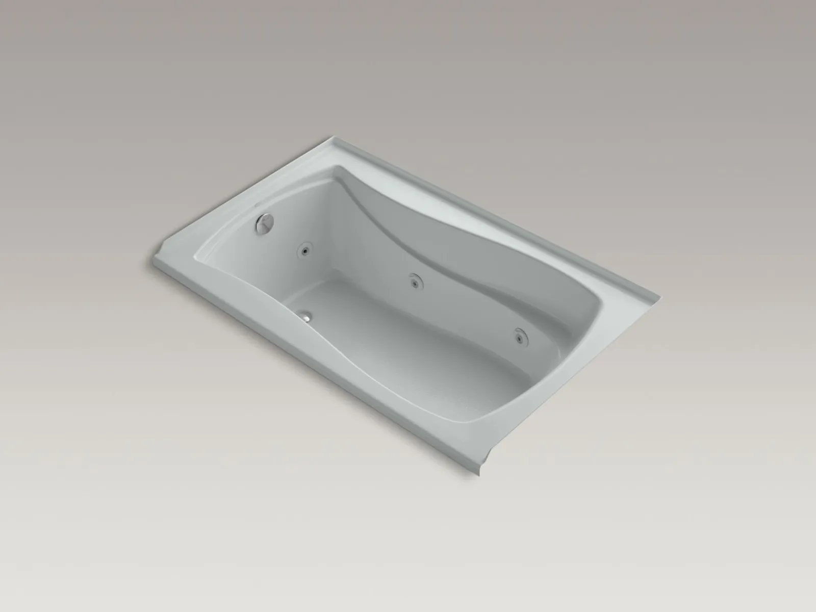 60" x 36" alcove whirlpool bath with Bask® heated surface, left drain^Kohler Sale