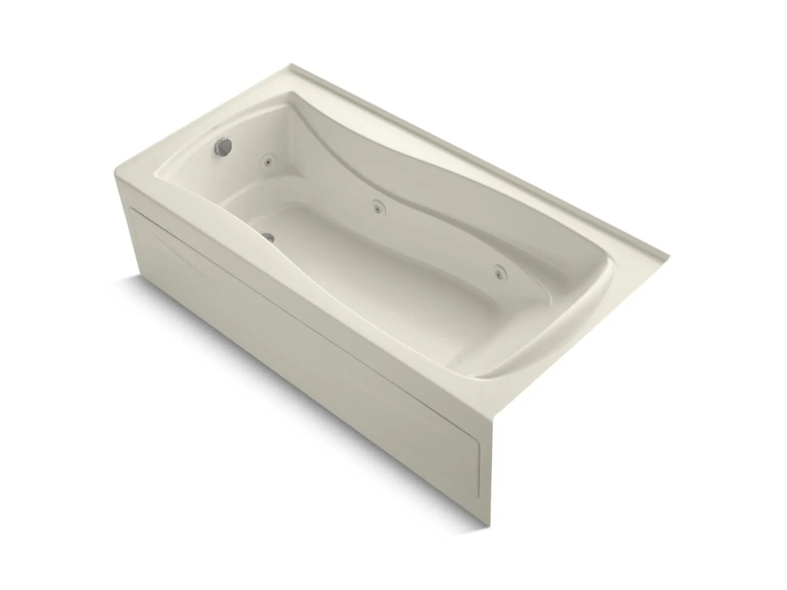72" x 36" alcove whirlpool bath with Bask® heated surface, left drain^Kohler Clearance