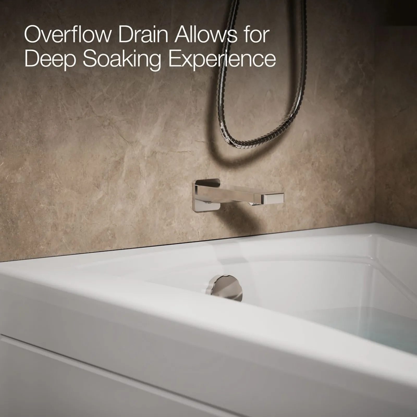 72" x 36" alcove whirlpool bath with Bask® heated surface, left drain^Kohler Clearance