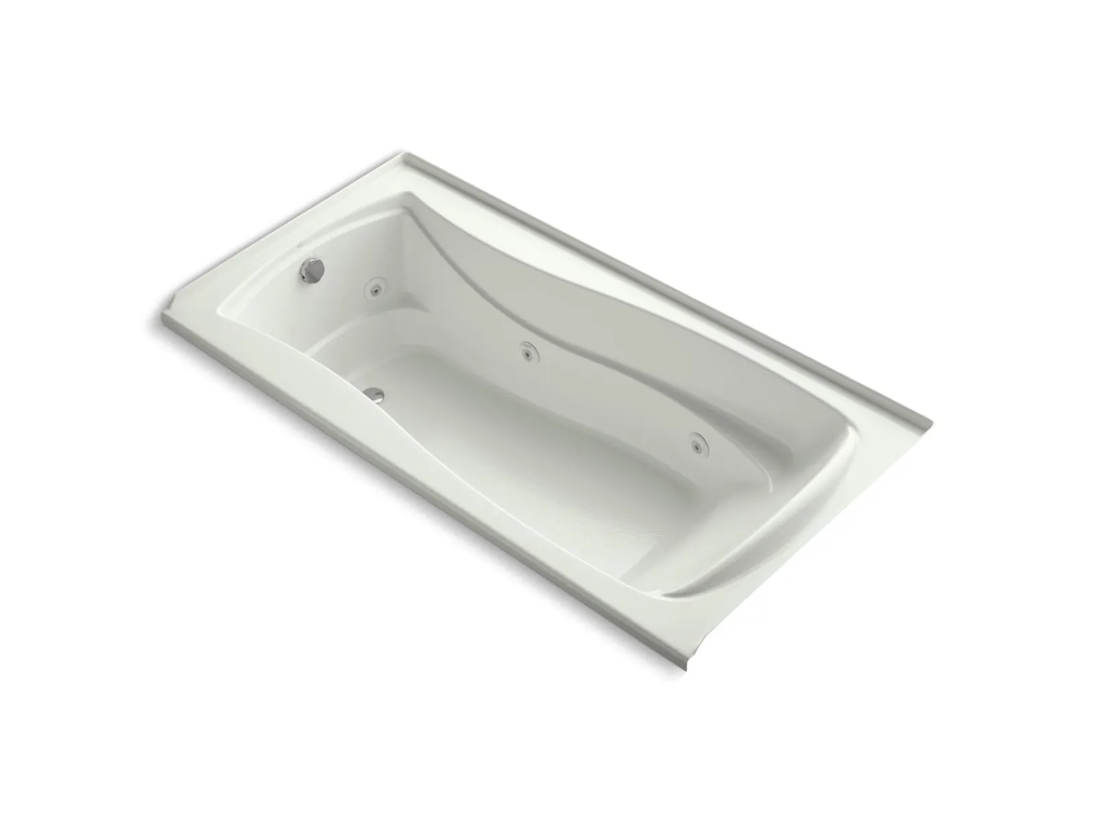 72" x 36" alcove whirlpool bath with Bask® heated surface, left drain^Kohler Outlet
