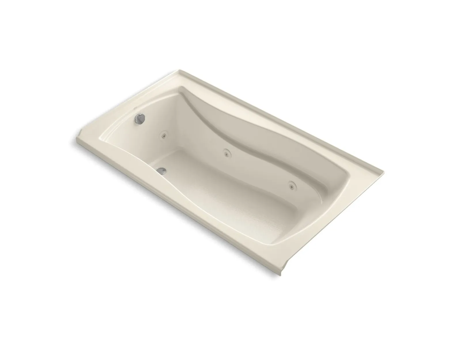 66" x 36" alcove whirlpool, left drain^Kohler Hot