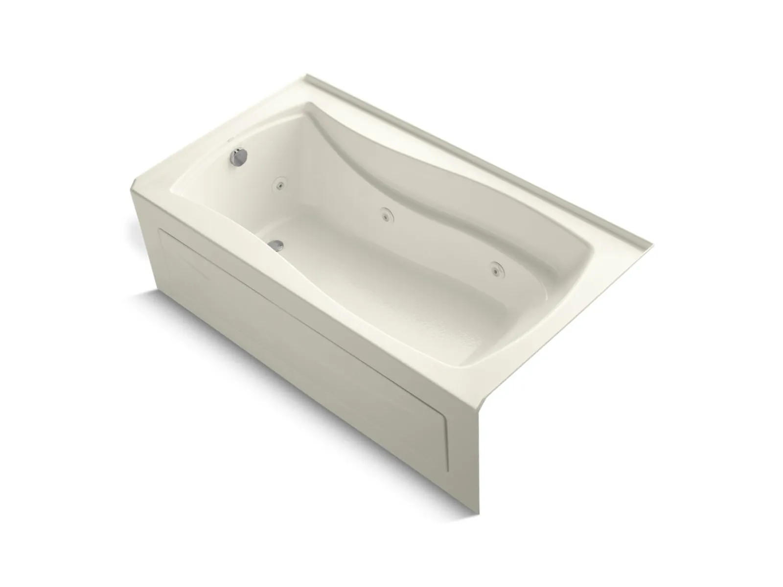 66" x 36" alcove whirlpool with alcove, left drain^Kohler Best