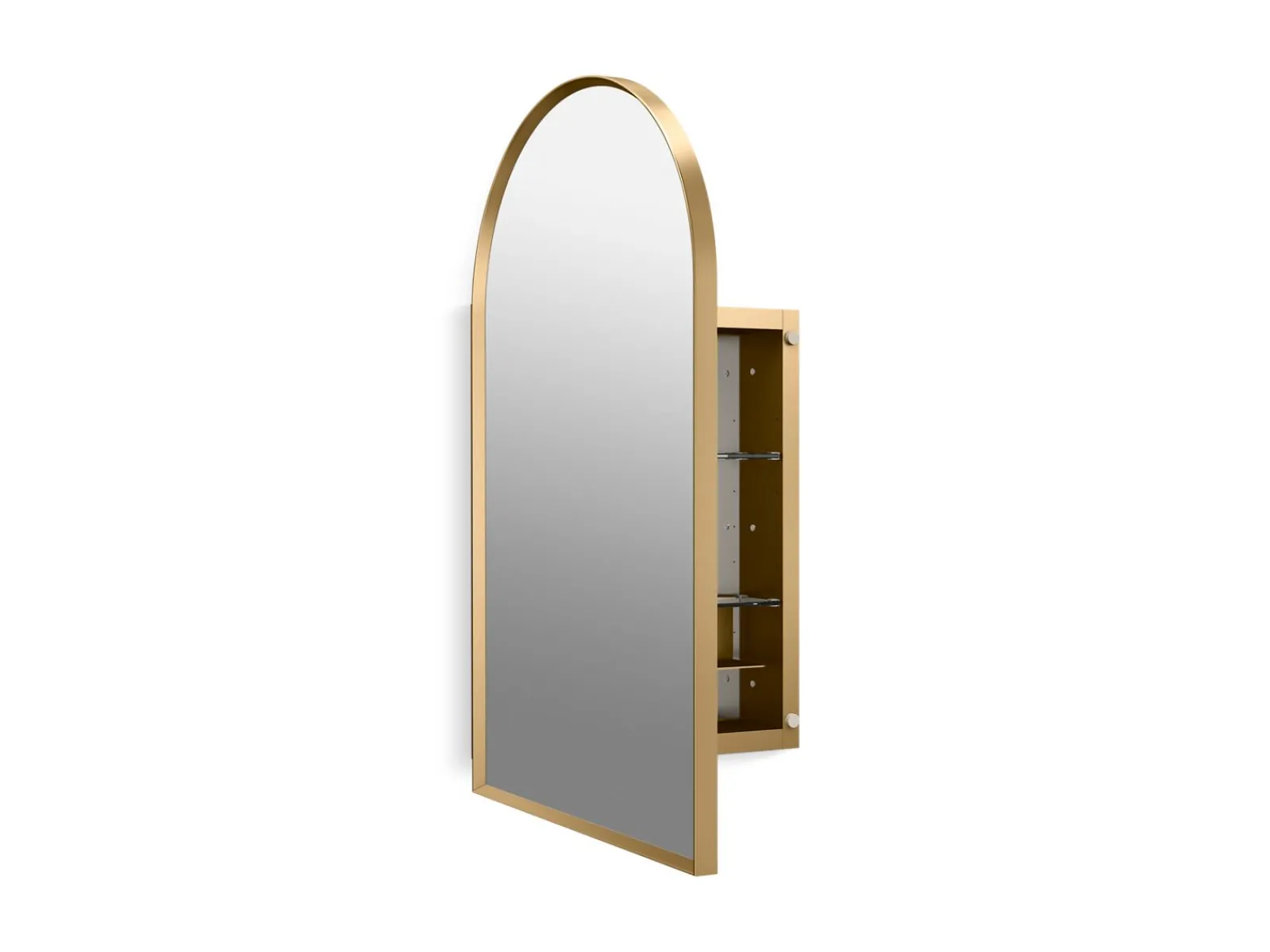 20" x 34" arched framed medicine cabinet, left-hinged^Kohler Hot