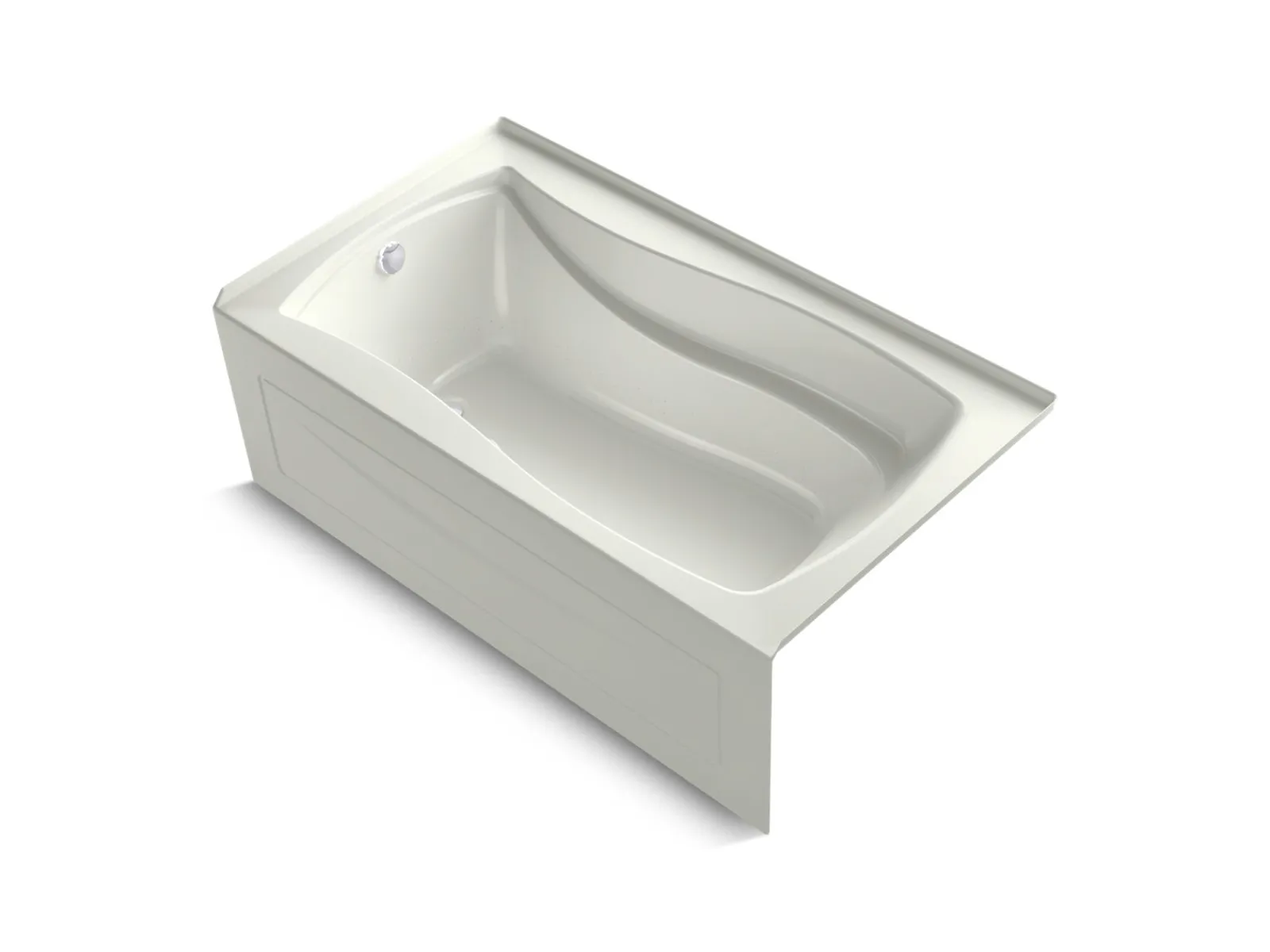 66" x 36" drop-in/alcove Heated BubbleMassage™ air bath, left drain^Kohler Hot