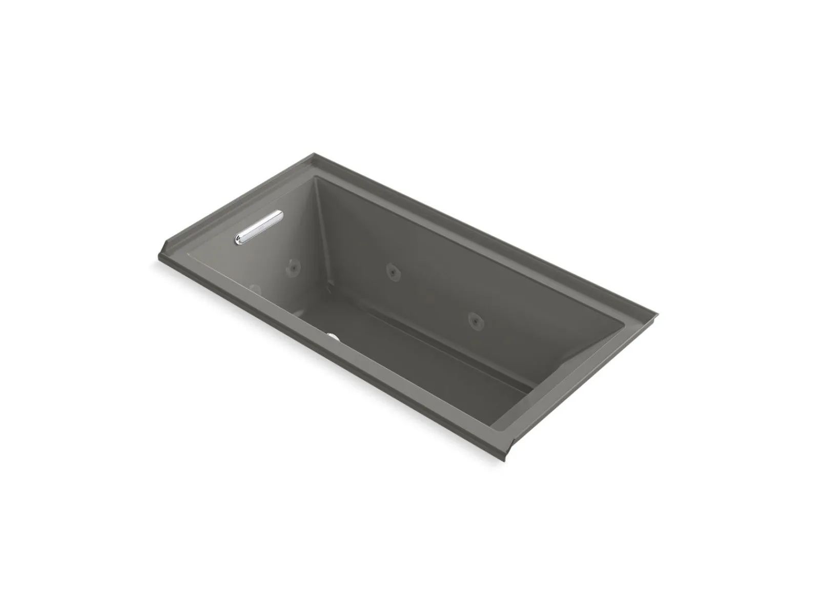 60" x 30" drop-in/alcove heated whirlpool bath, left drain^Kohler Outlet
