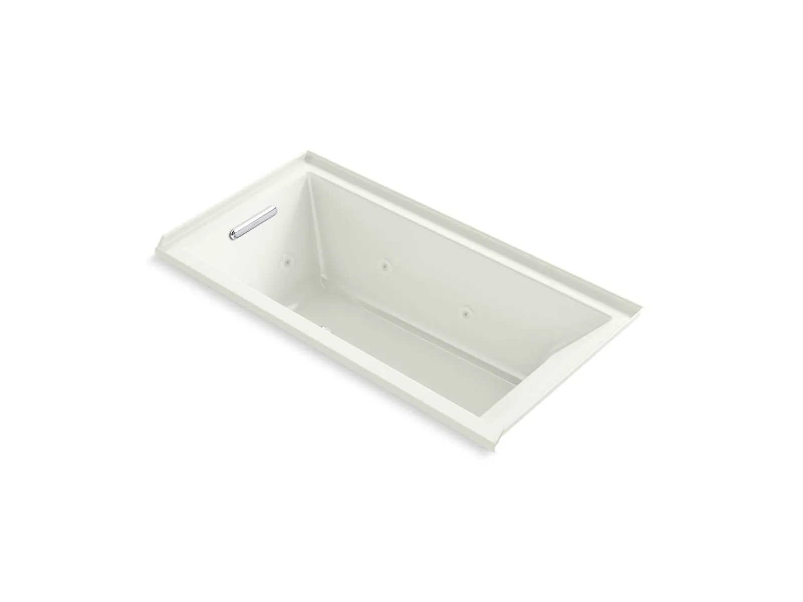60" x 30" drop-in/alcove heated whirlpool bath, left drain^Kohler Outlet