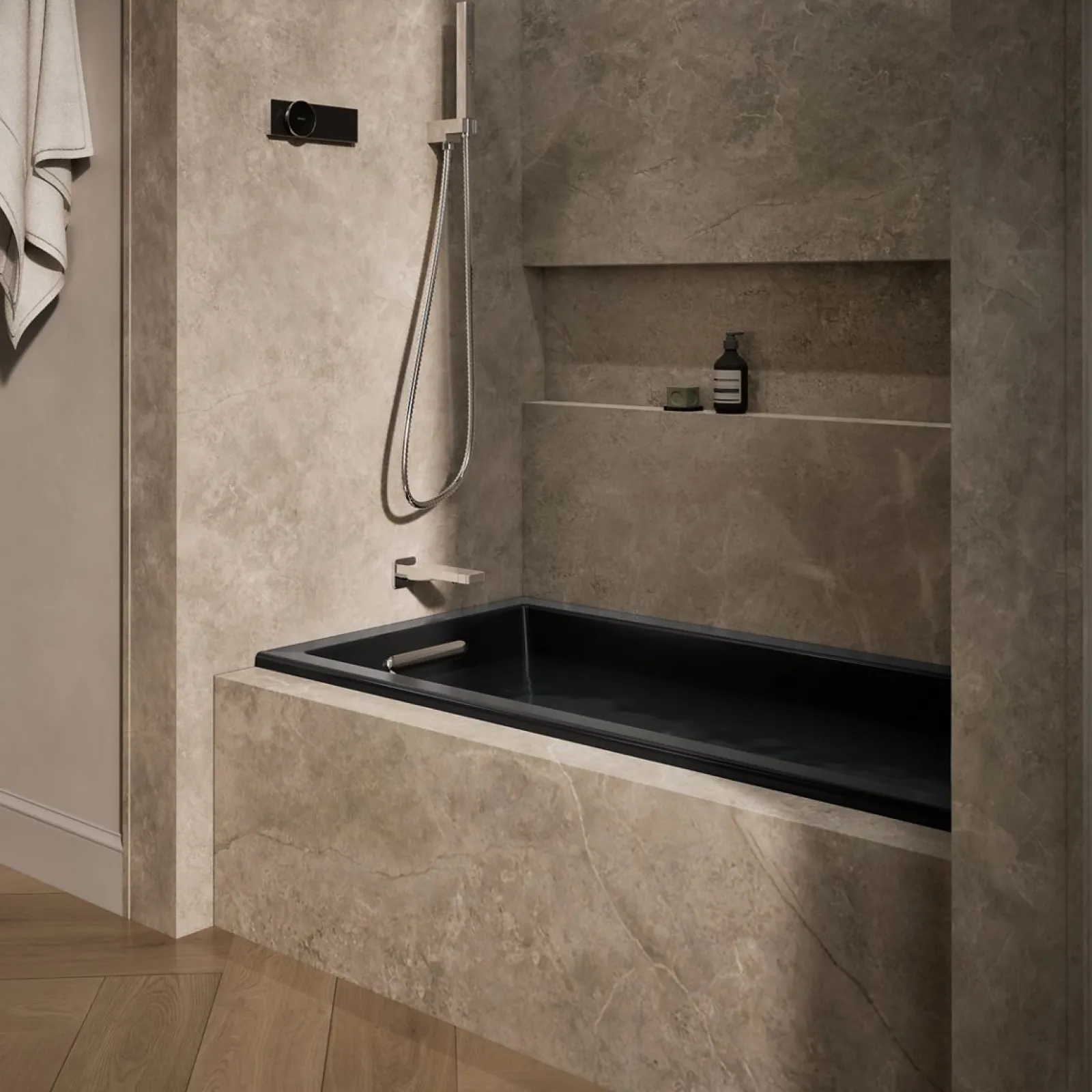 60" x 30" drop-in/alcove heated whirlpool bath, left drain^Kohler Outlet