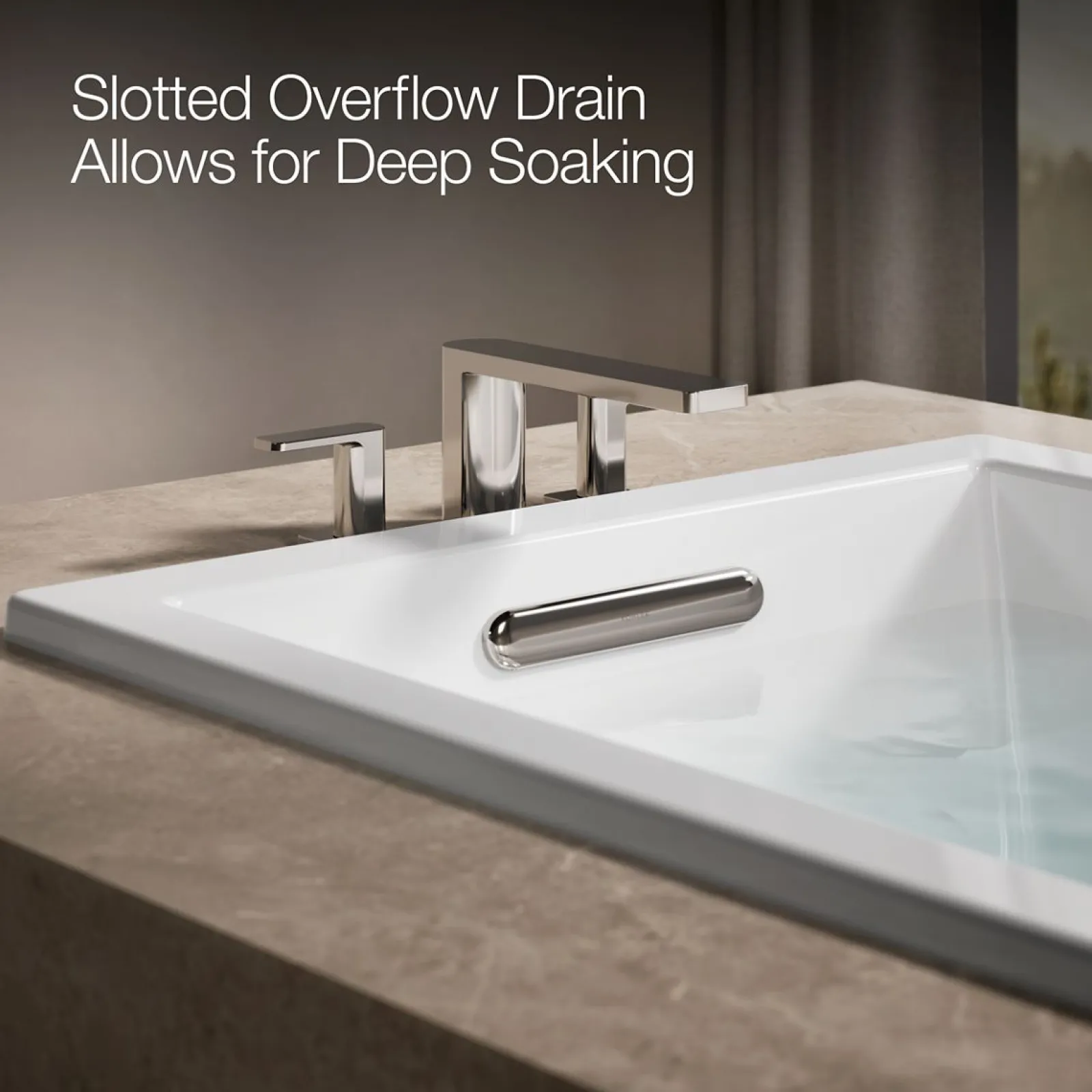 60" x 32" drop-in bath^Kohler
