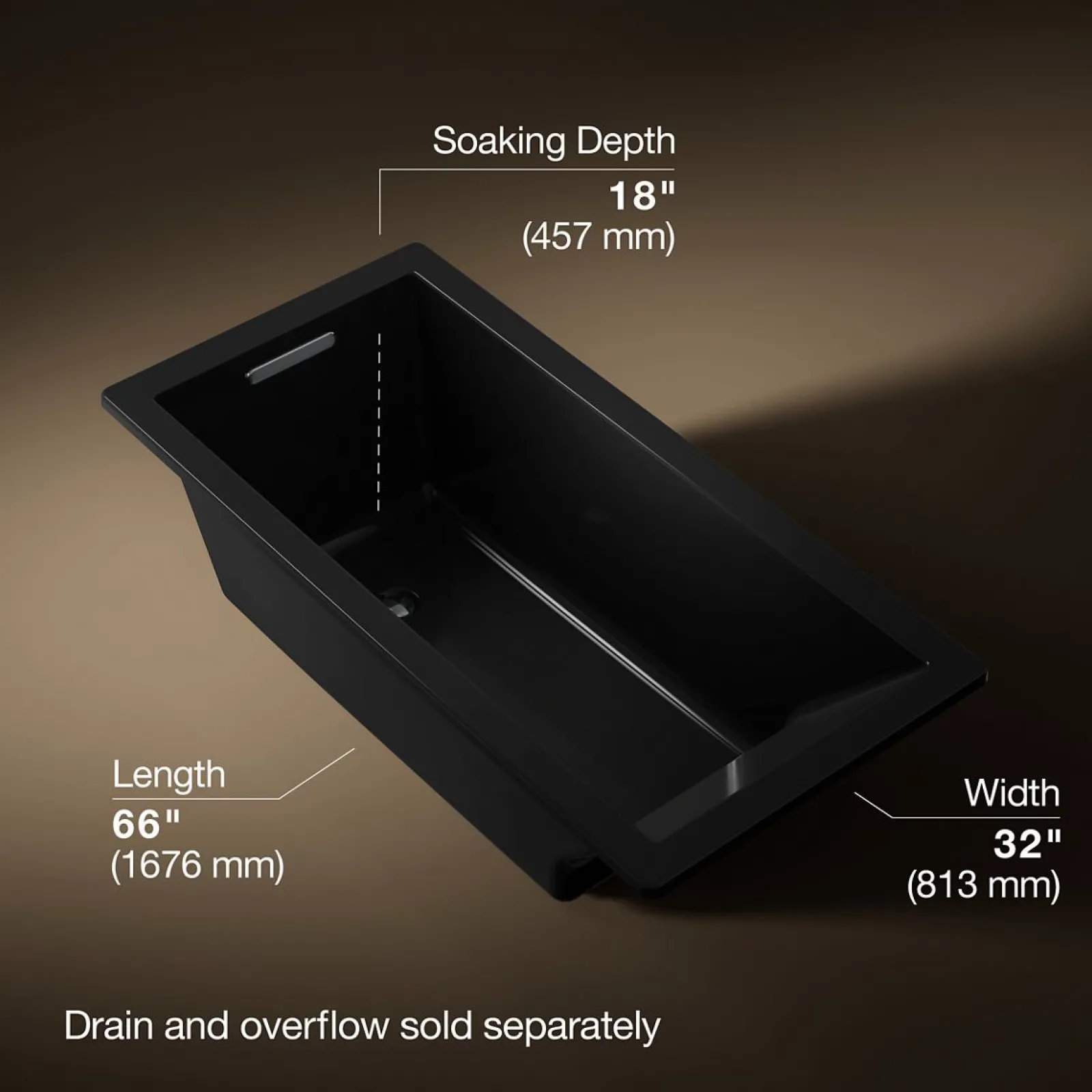 66" x 32" drop-in bath^Kohler Best