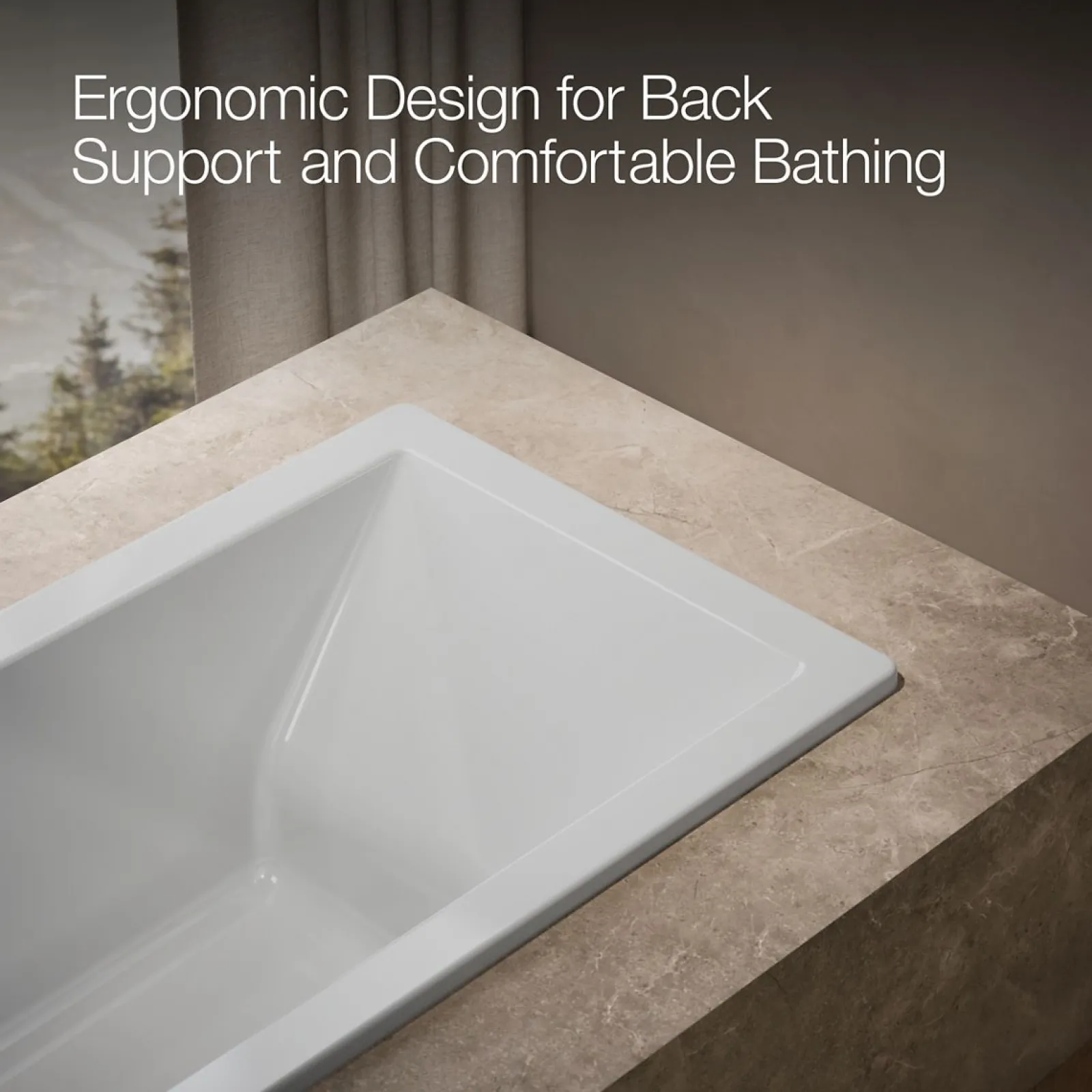 66" x 32" drop-in bath^Kohler Best