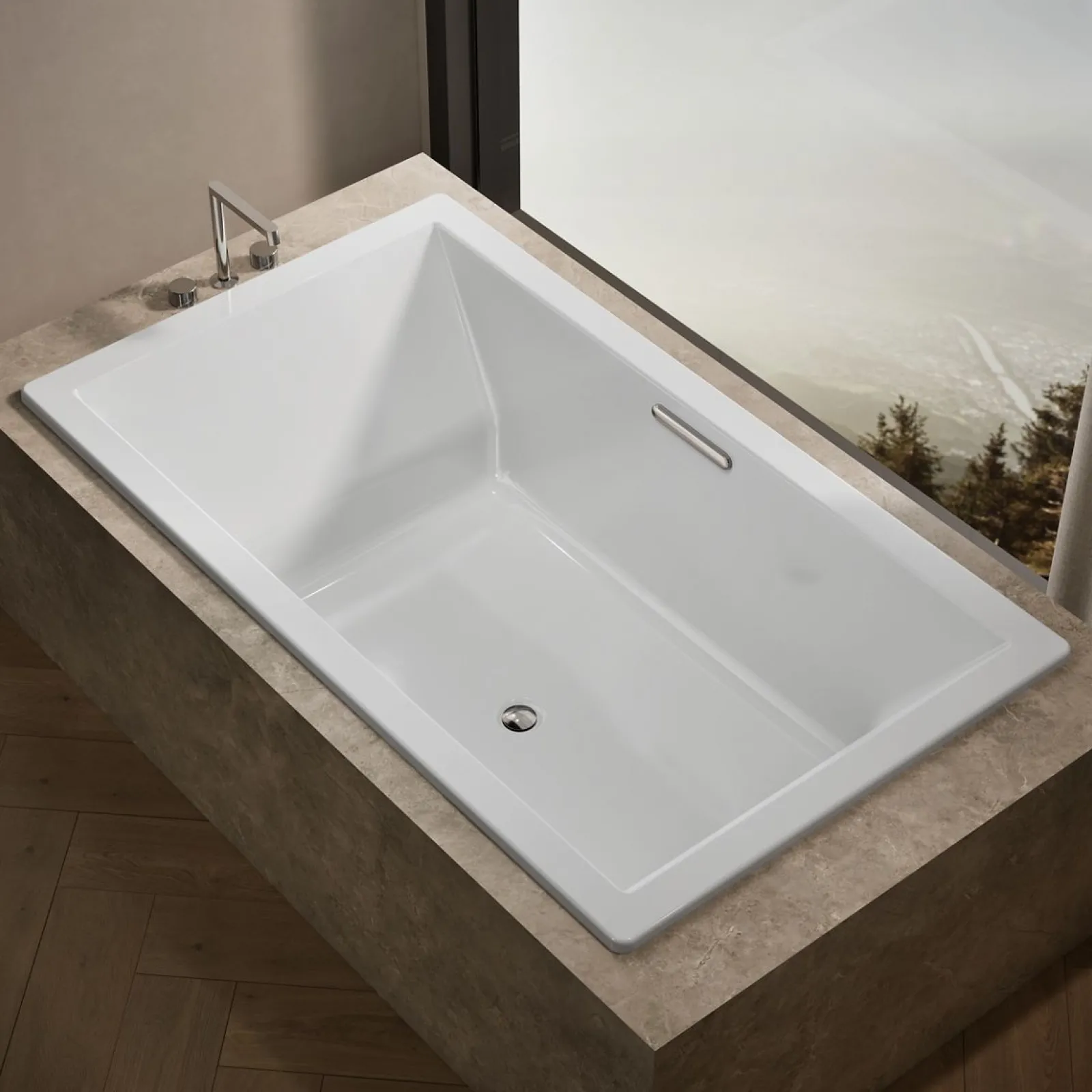 72" x 42" drop-in bath^Kohler
