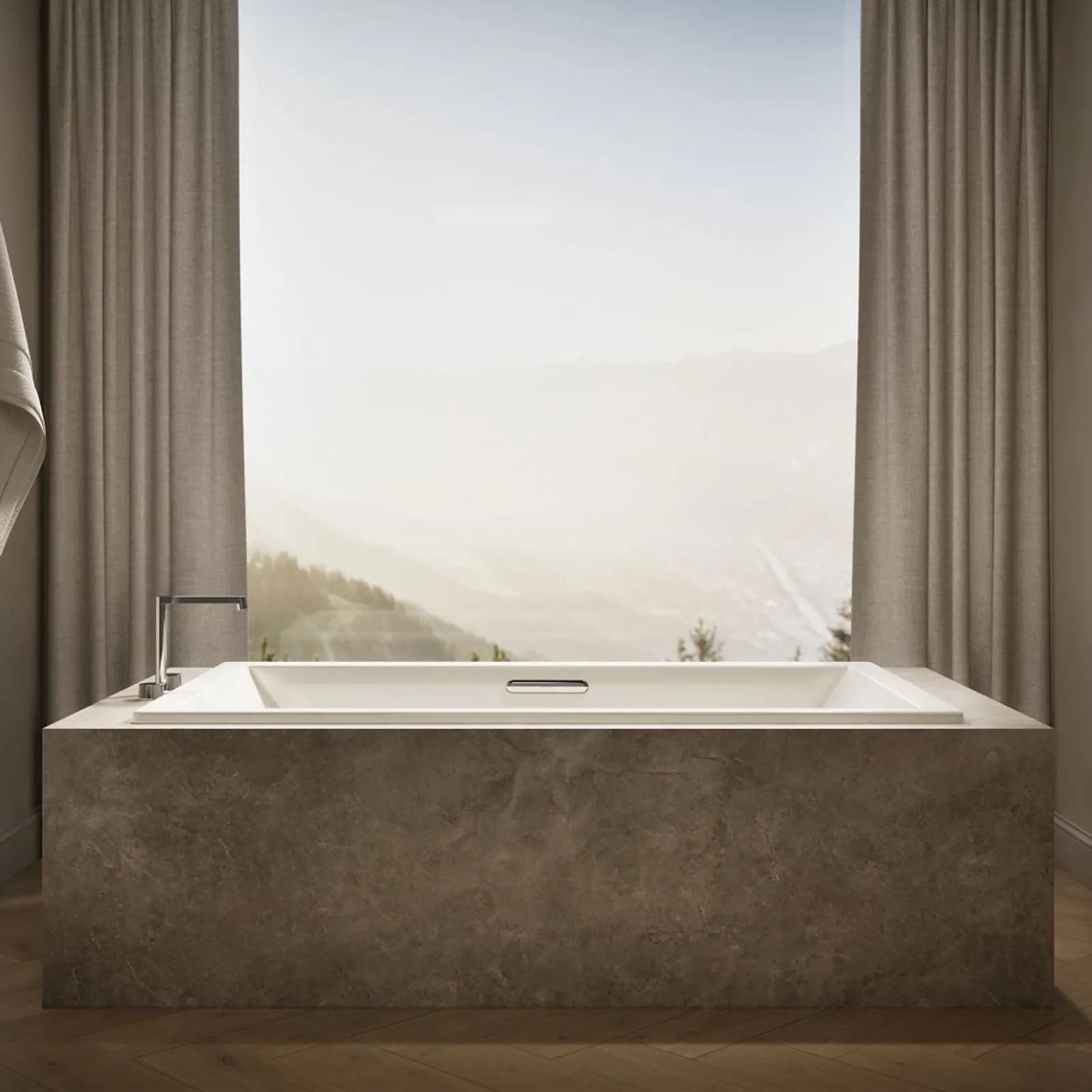 72" x 42" drop-in bath^Kohler