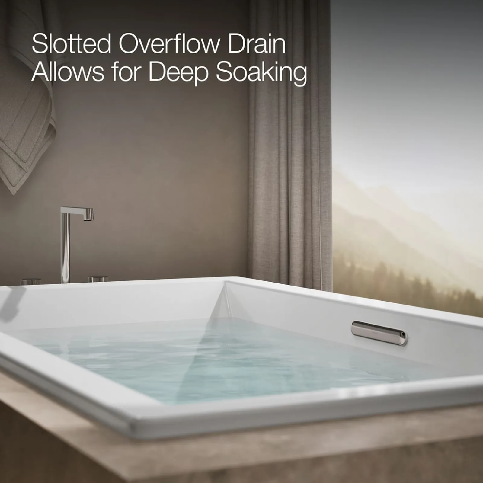 72" x 42" drop-in bath^Kohler