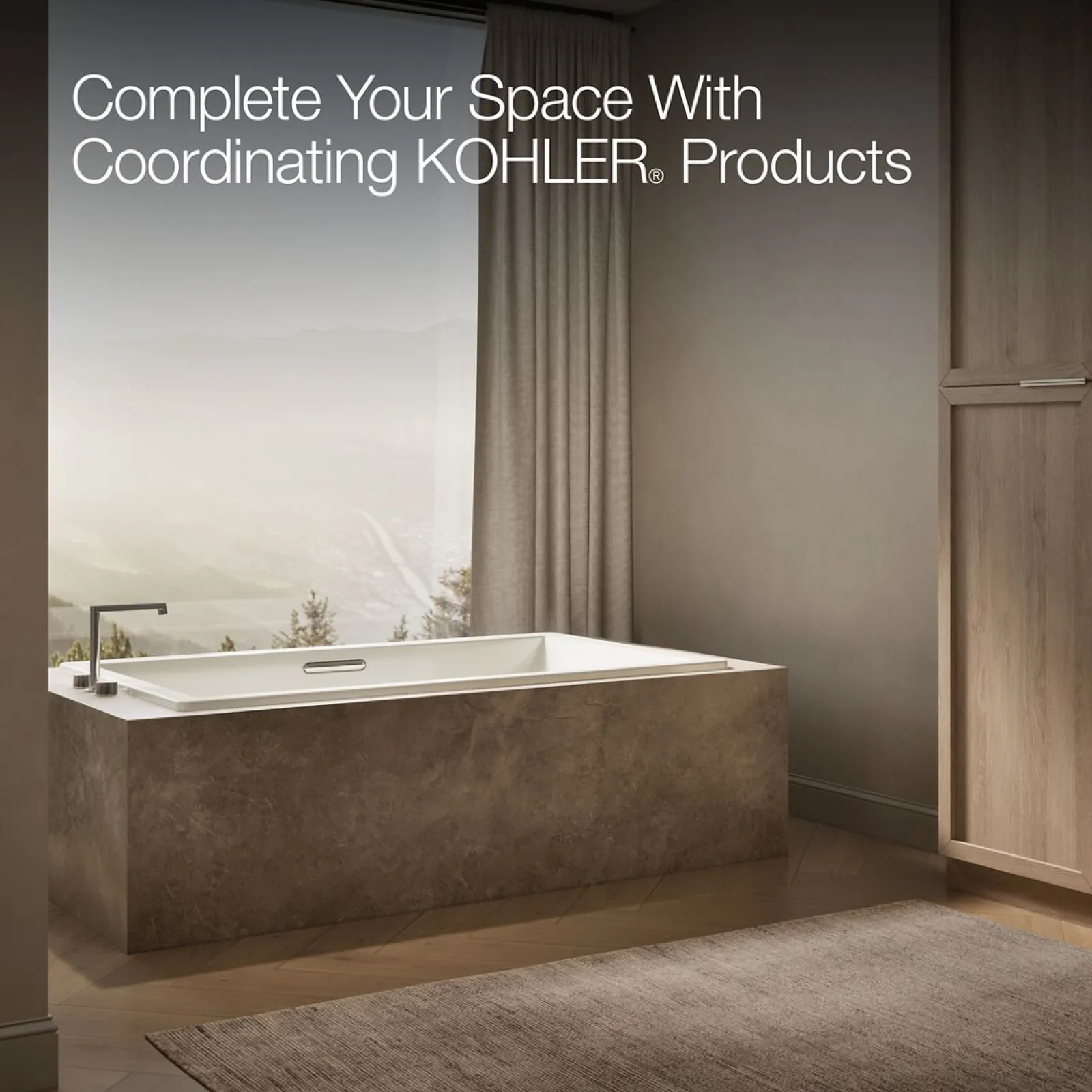 72" x 42" drop-in bath^Kohler