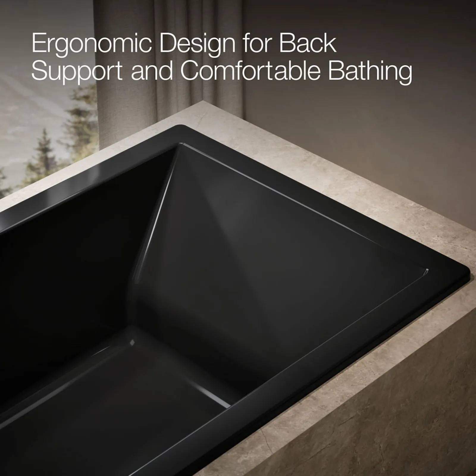 72" x 42" drop-in bath^Kohler