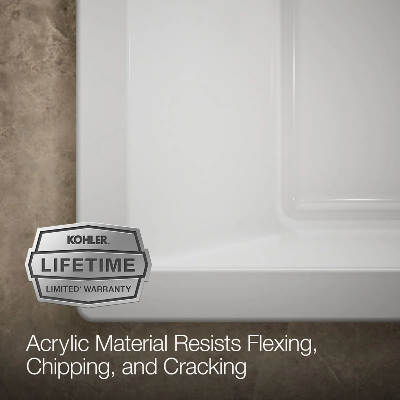 72" x 42" drop-in bath^Kohler