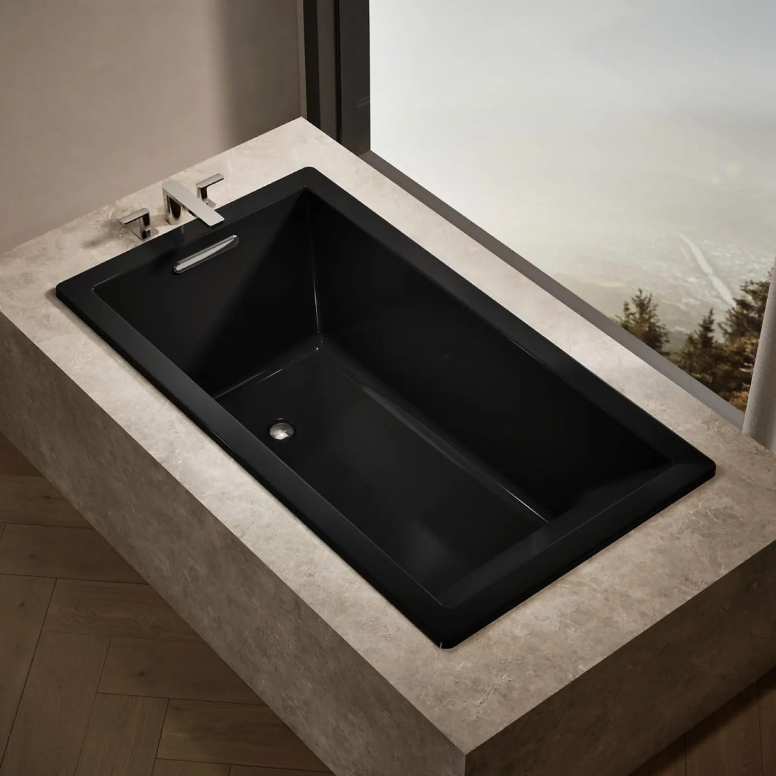 66" x 36" drop-in bath^Kohler