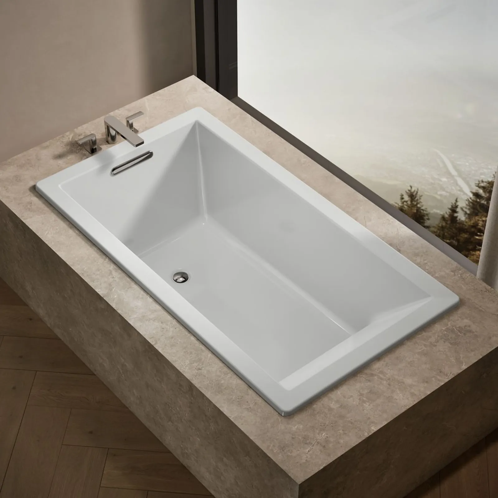 66" x 36" drop-in bath^Kohler