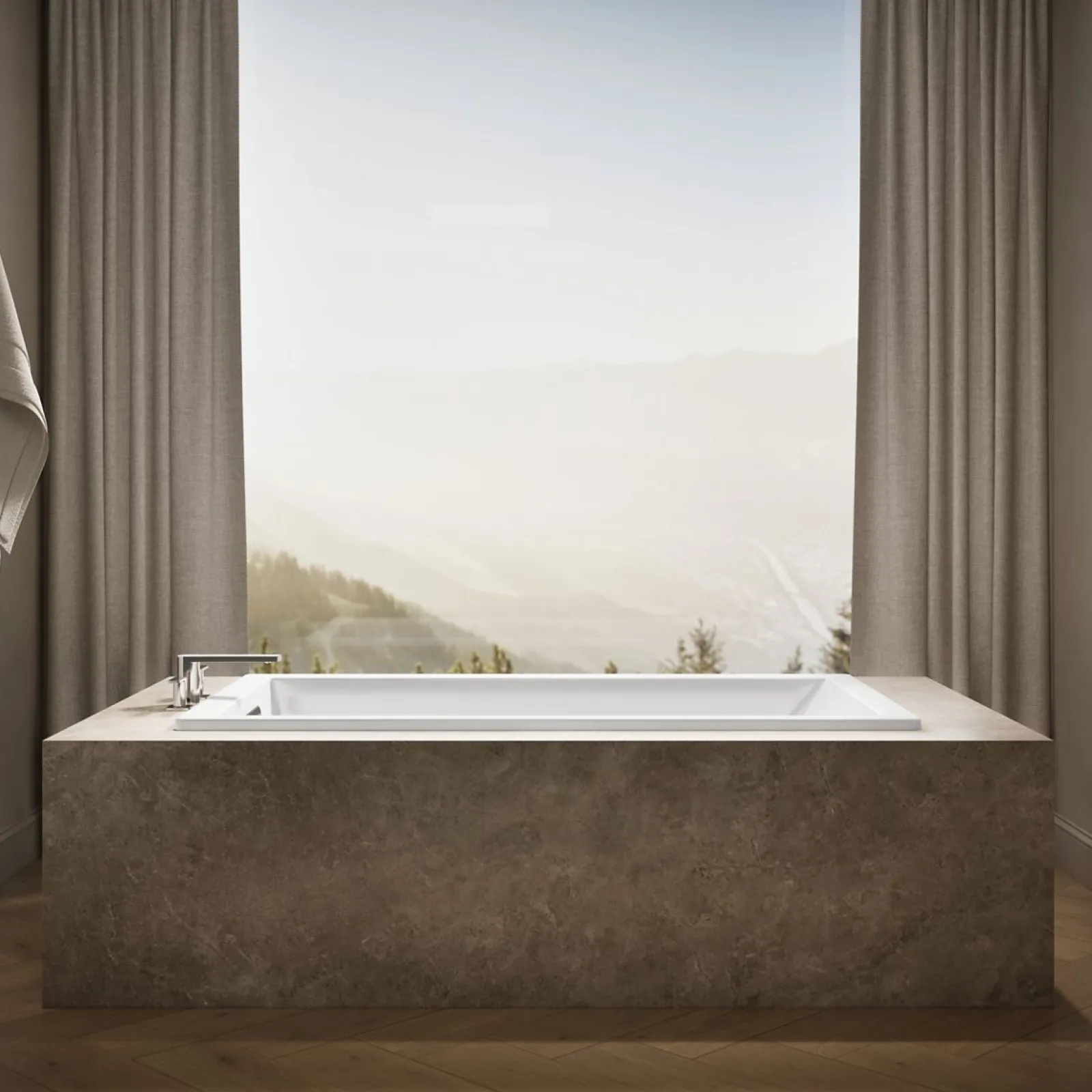 66" x 36" drop-in bath^Kohler