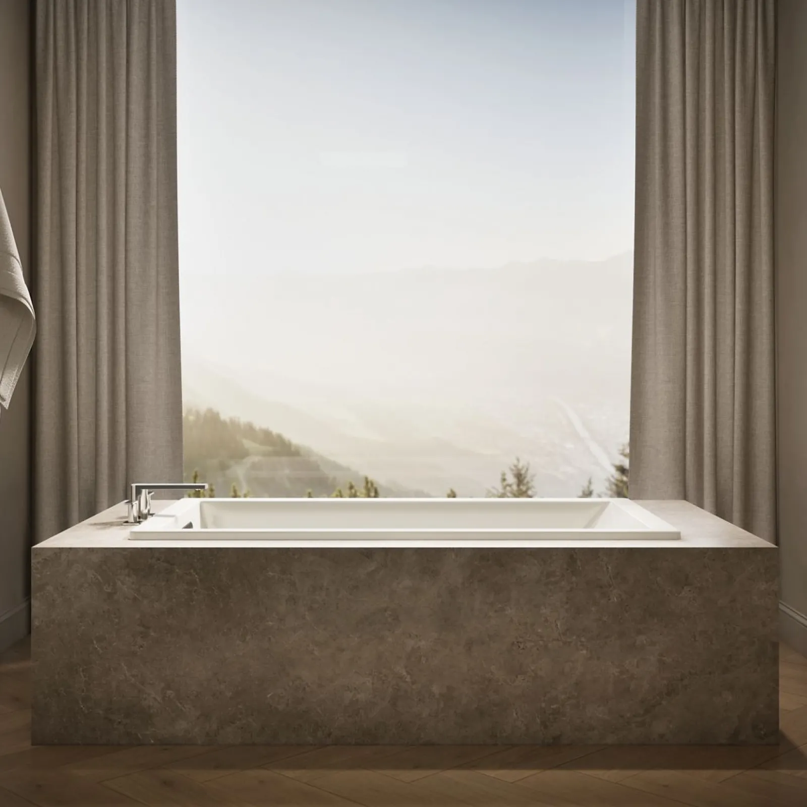 66" x 36" drop-in bath^Kohler