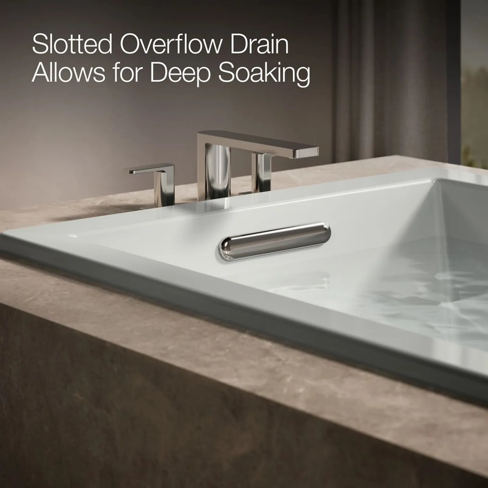 66" x 36" drop-in bath^Kohler