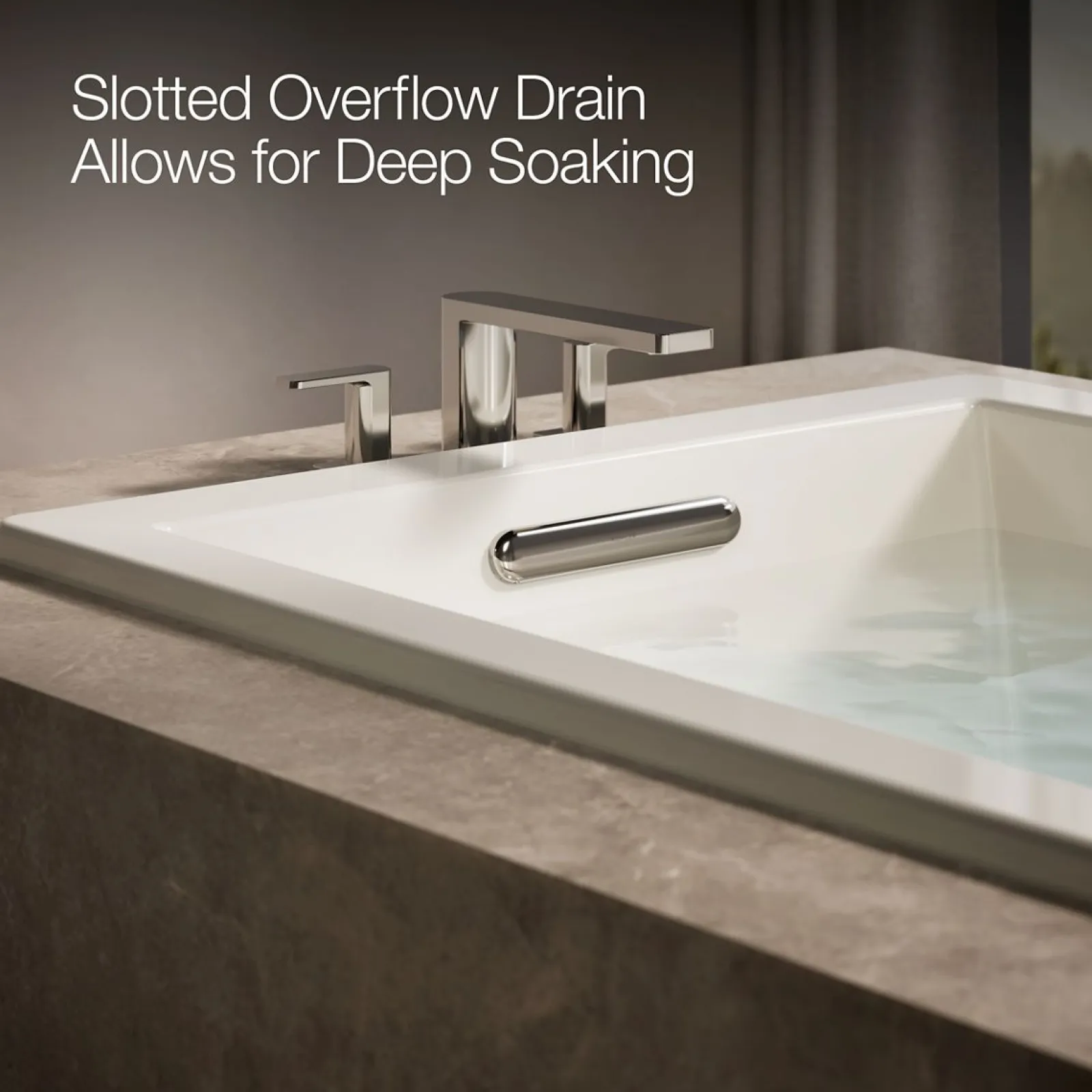 66" x 36" drop-in bath^Kohler