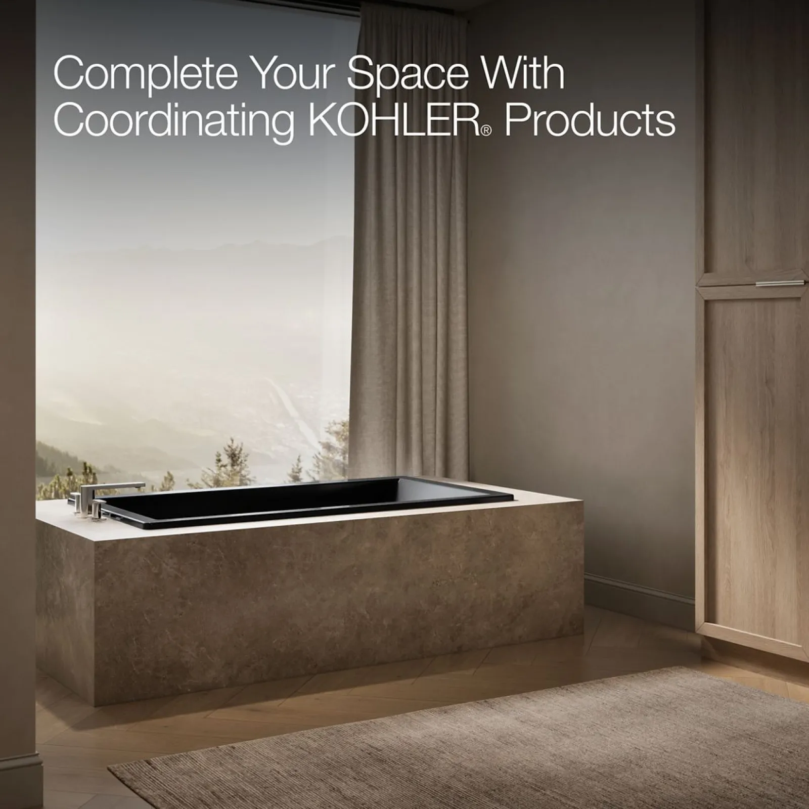 66" x 36" drop-in bath^Kohler