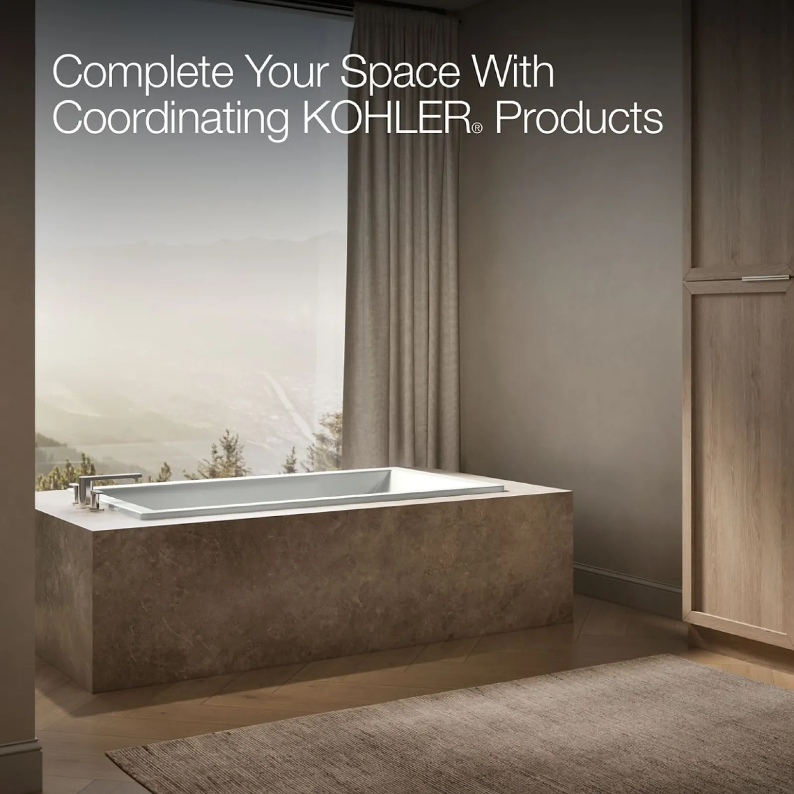 66" x 36" drop-in bath^Kohler