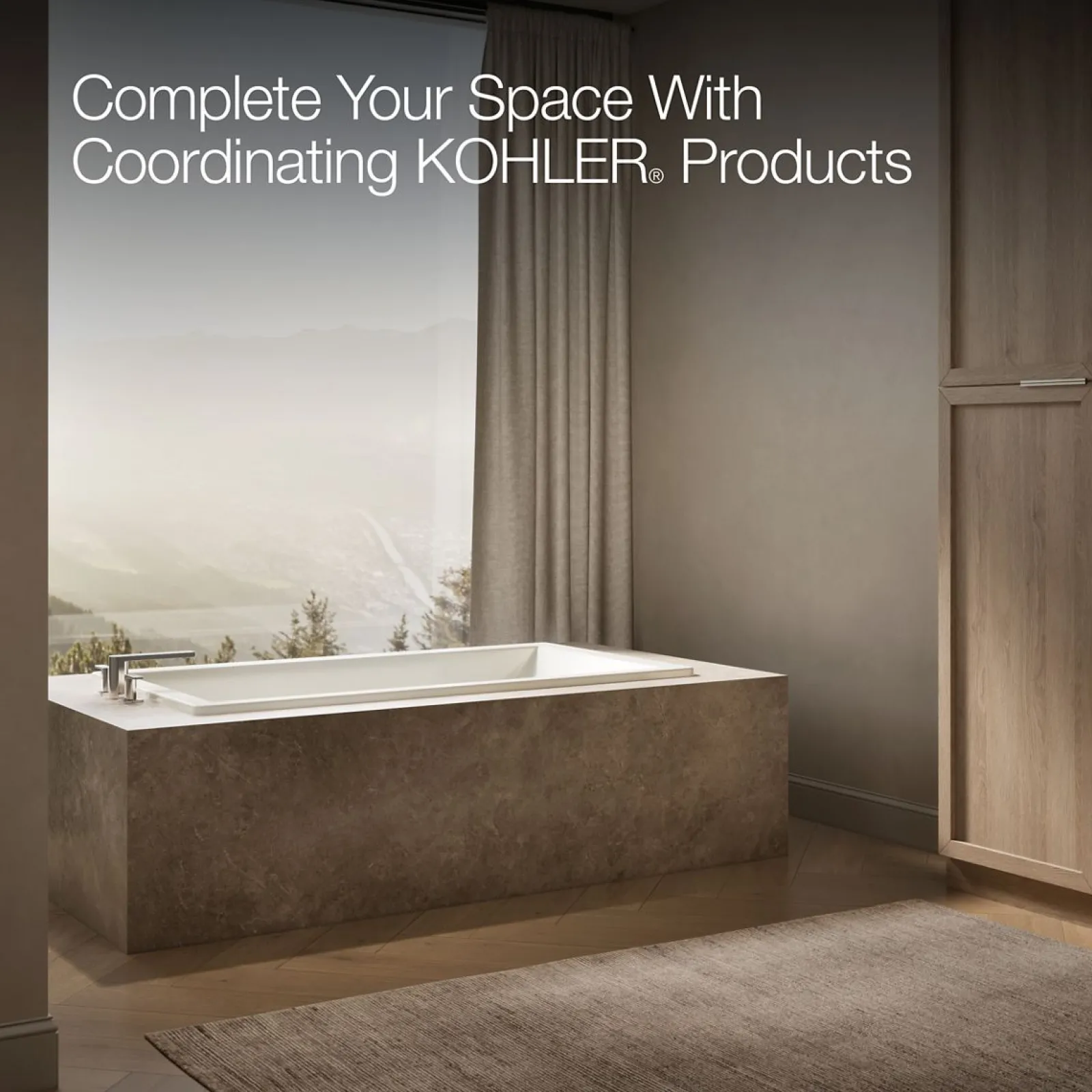 66" x 36" drop-in bath^Kohler