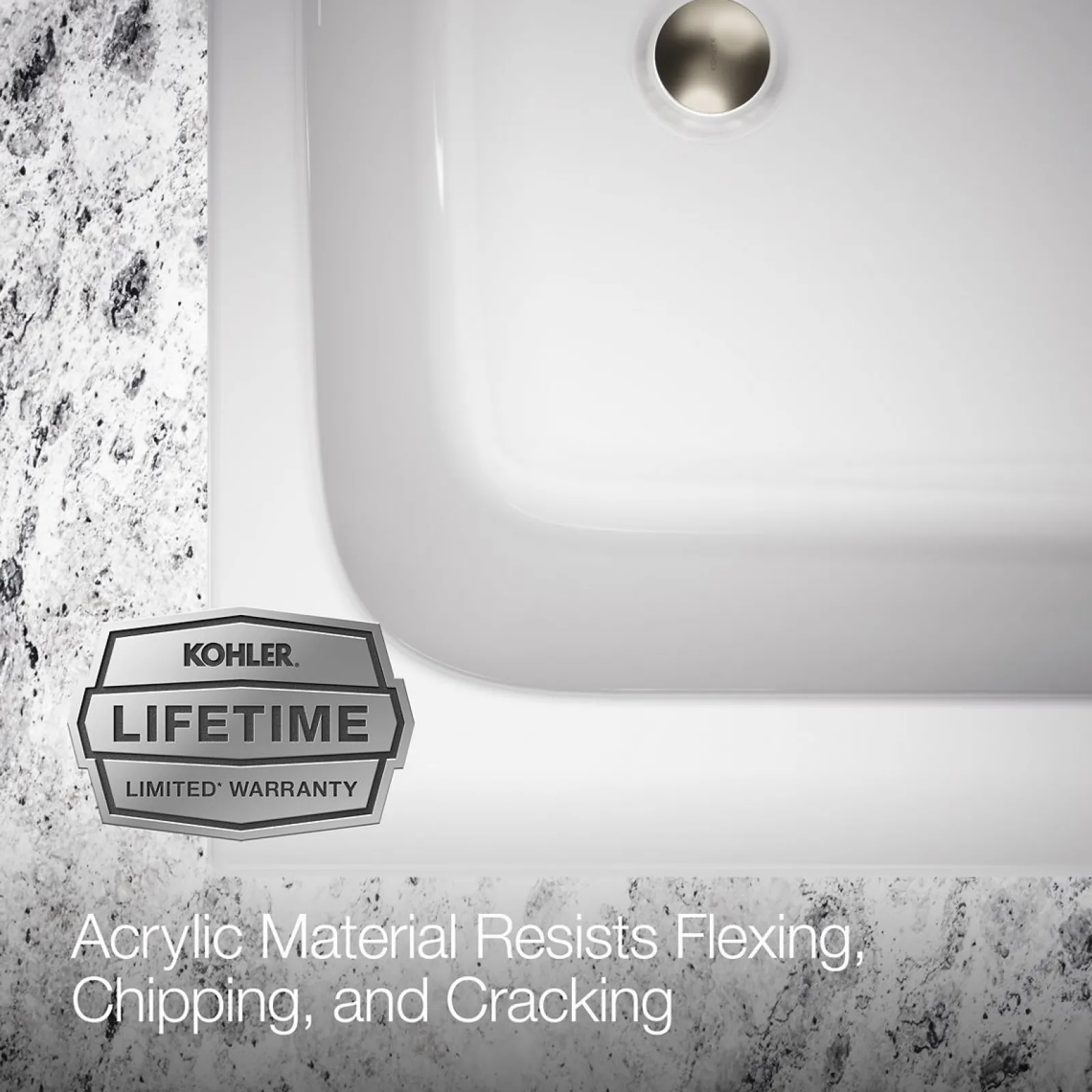60" x 36" drop-in bath^Kohler Sale