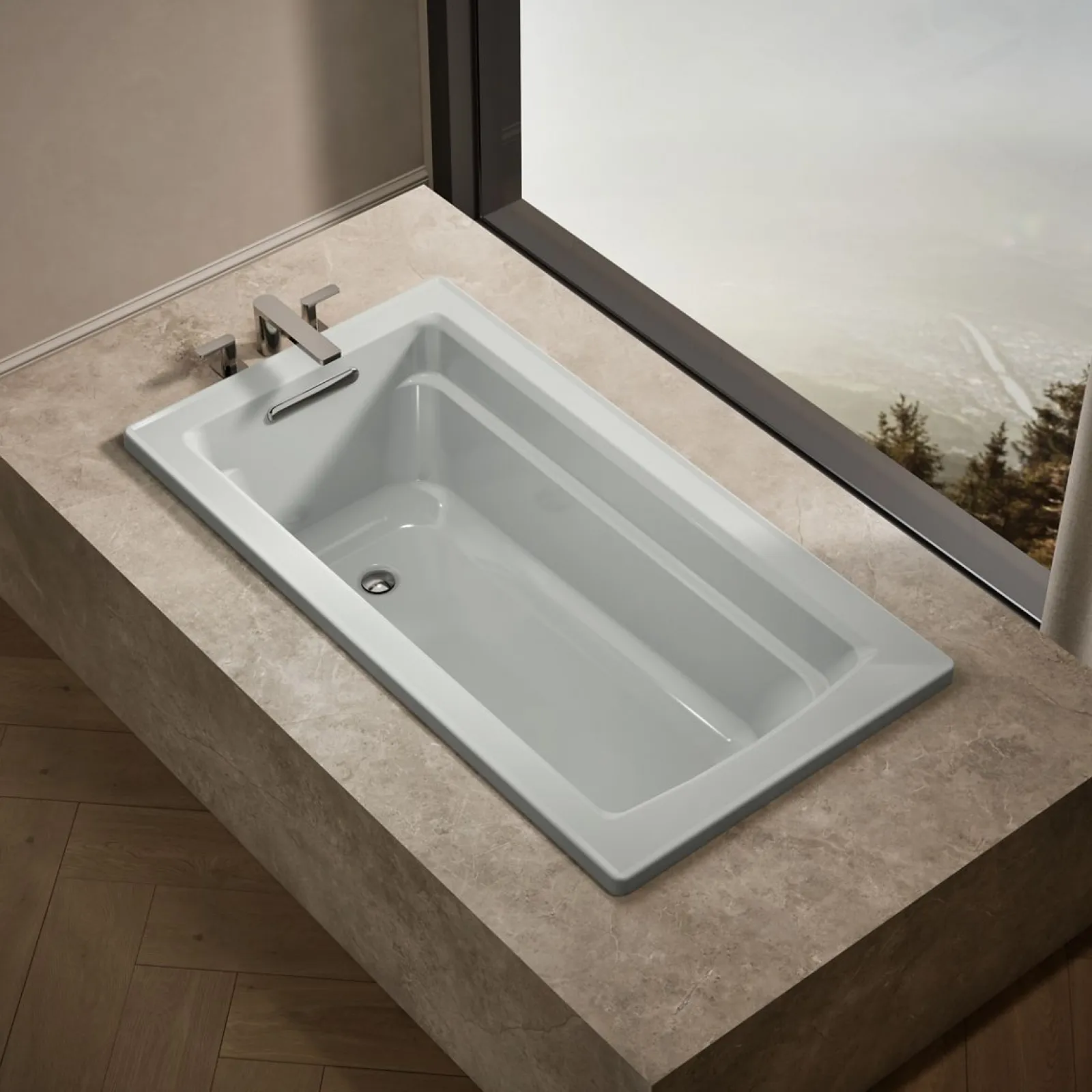 60" x 32" drop-in bath^Kohler Hot