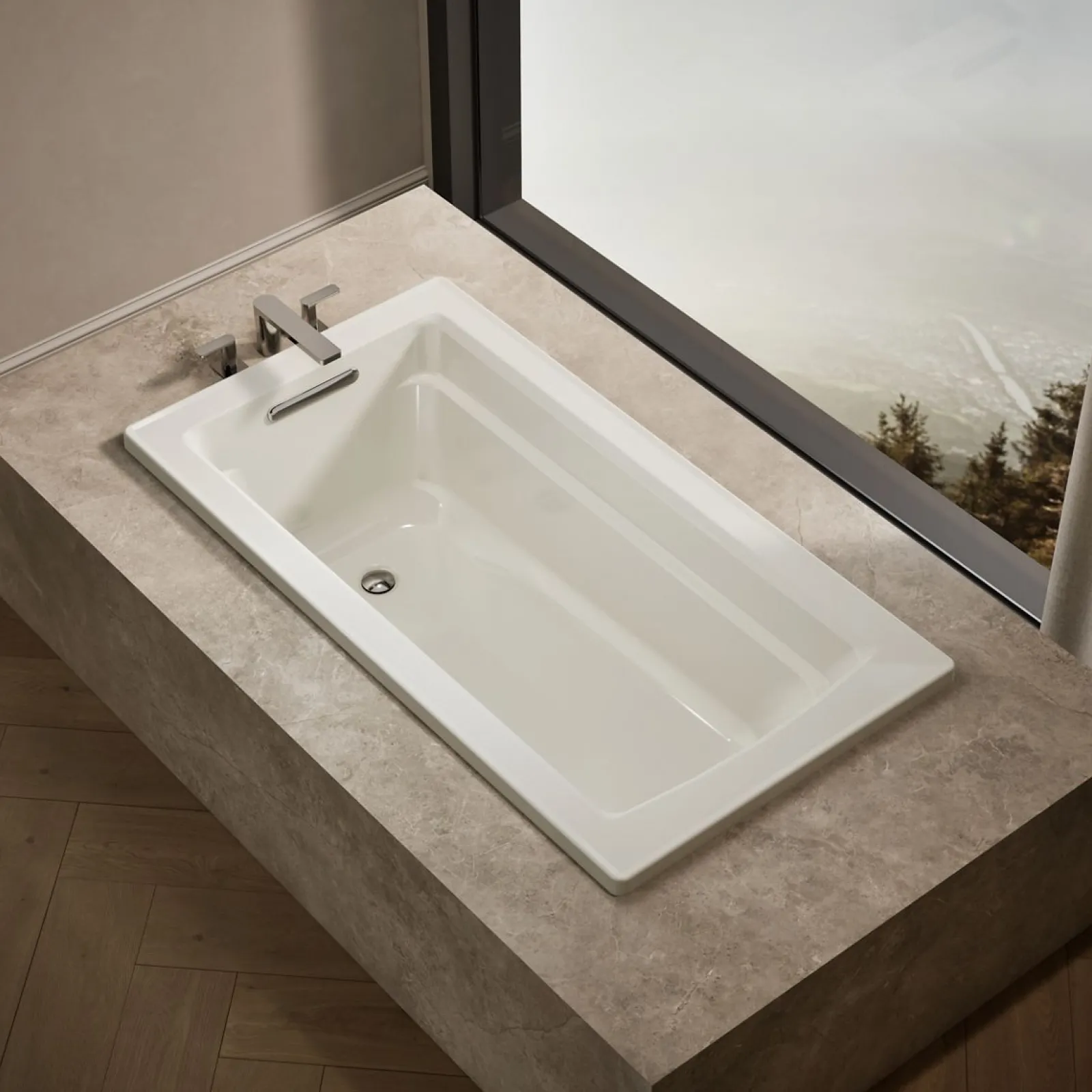60" x 32" drop-in bath^Kohler Hot