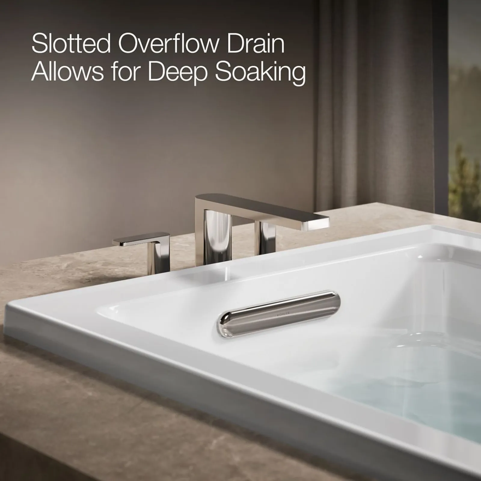 60" x 32" drop-in bath^Kohler Hot