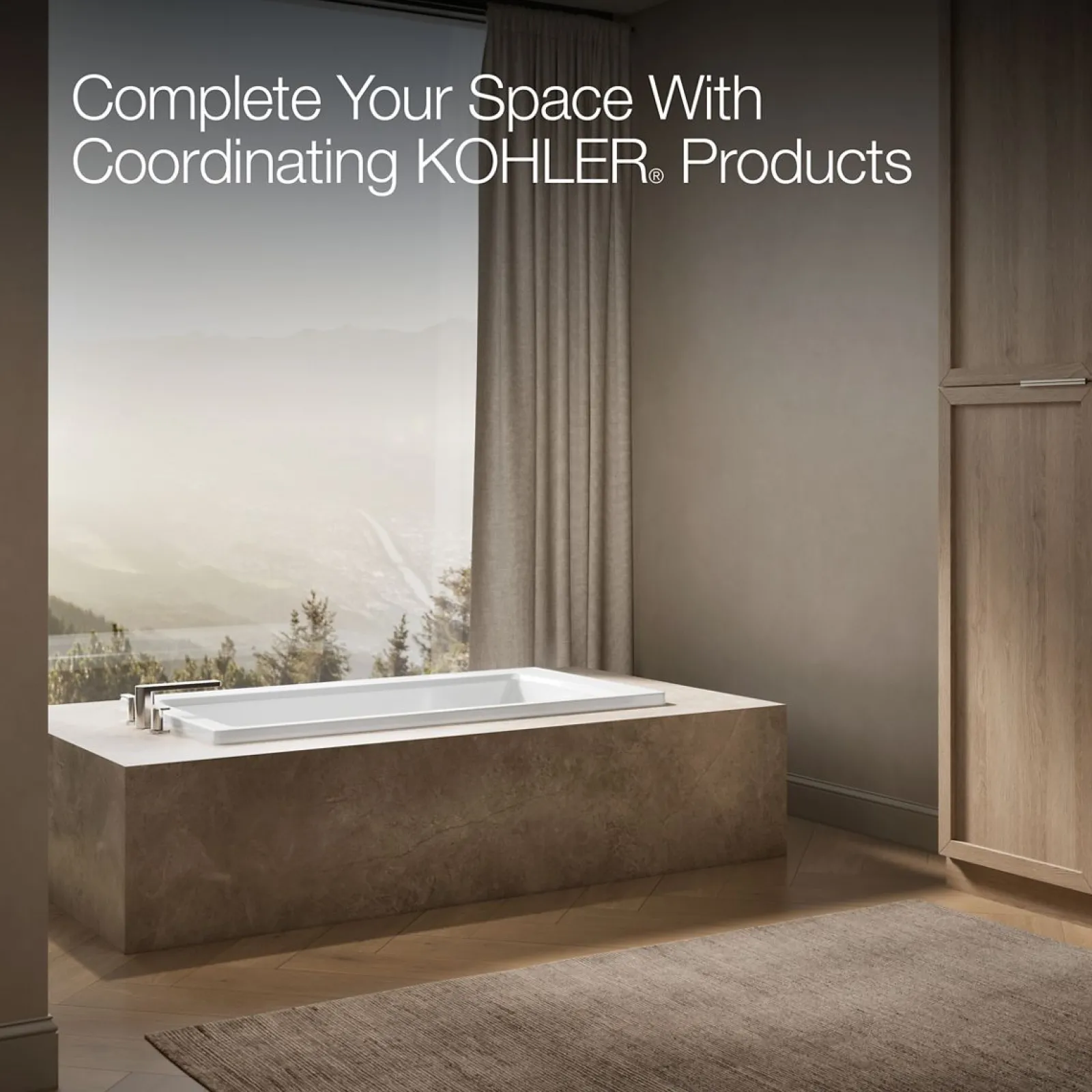 60" x 32" drop-in bath^Kohler Hot