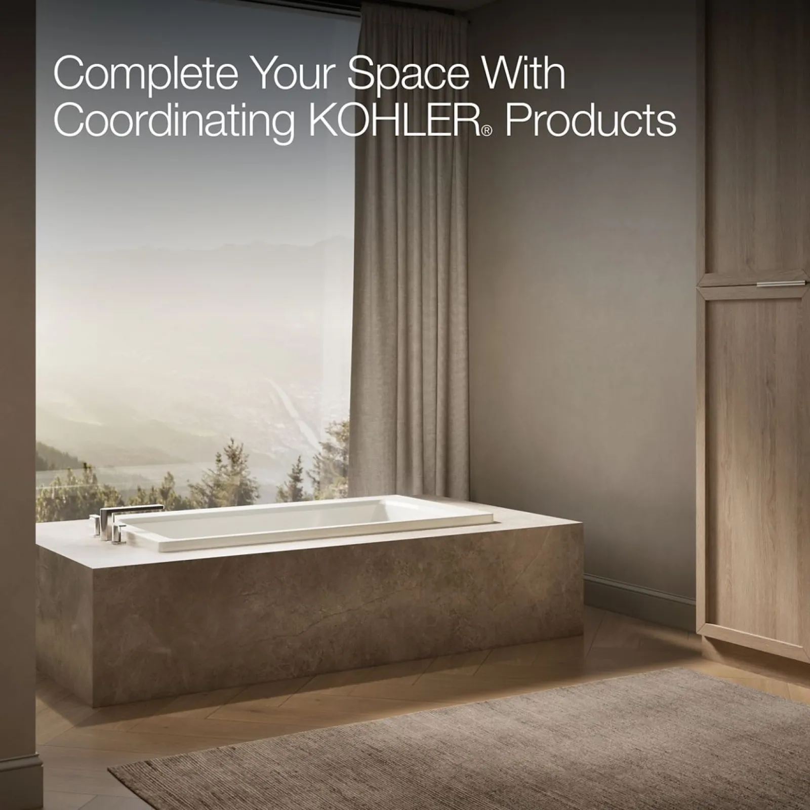 60" x 32" drop-in bath^Kohler Hot