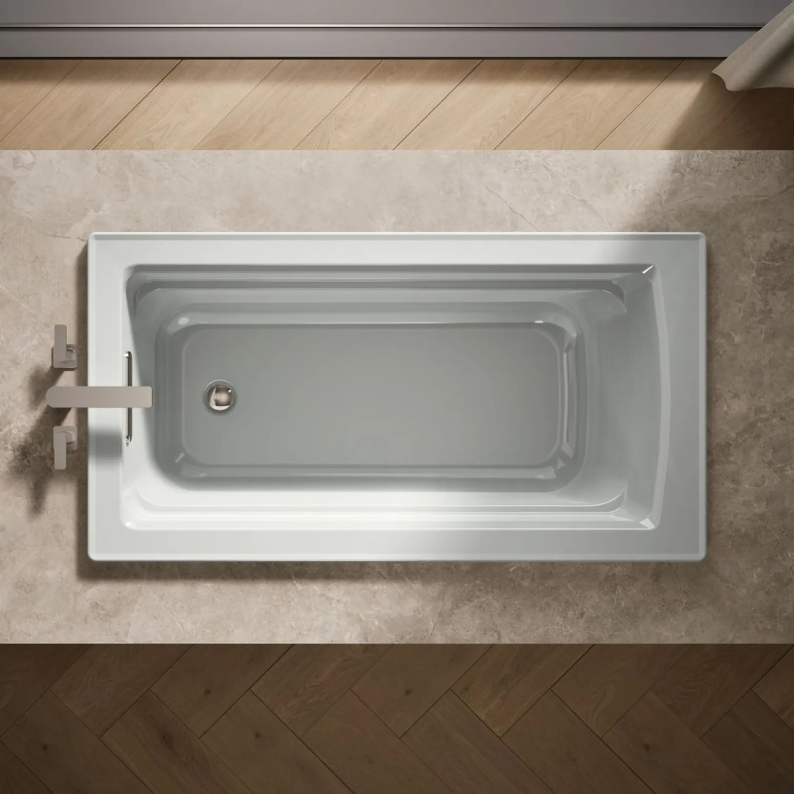 60" x 32" drop-in bath^Kohler Hot