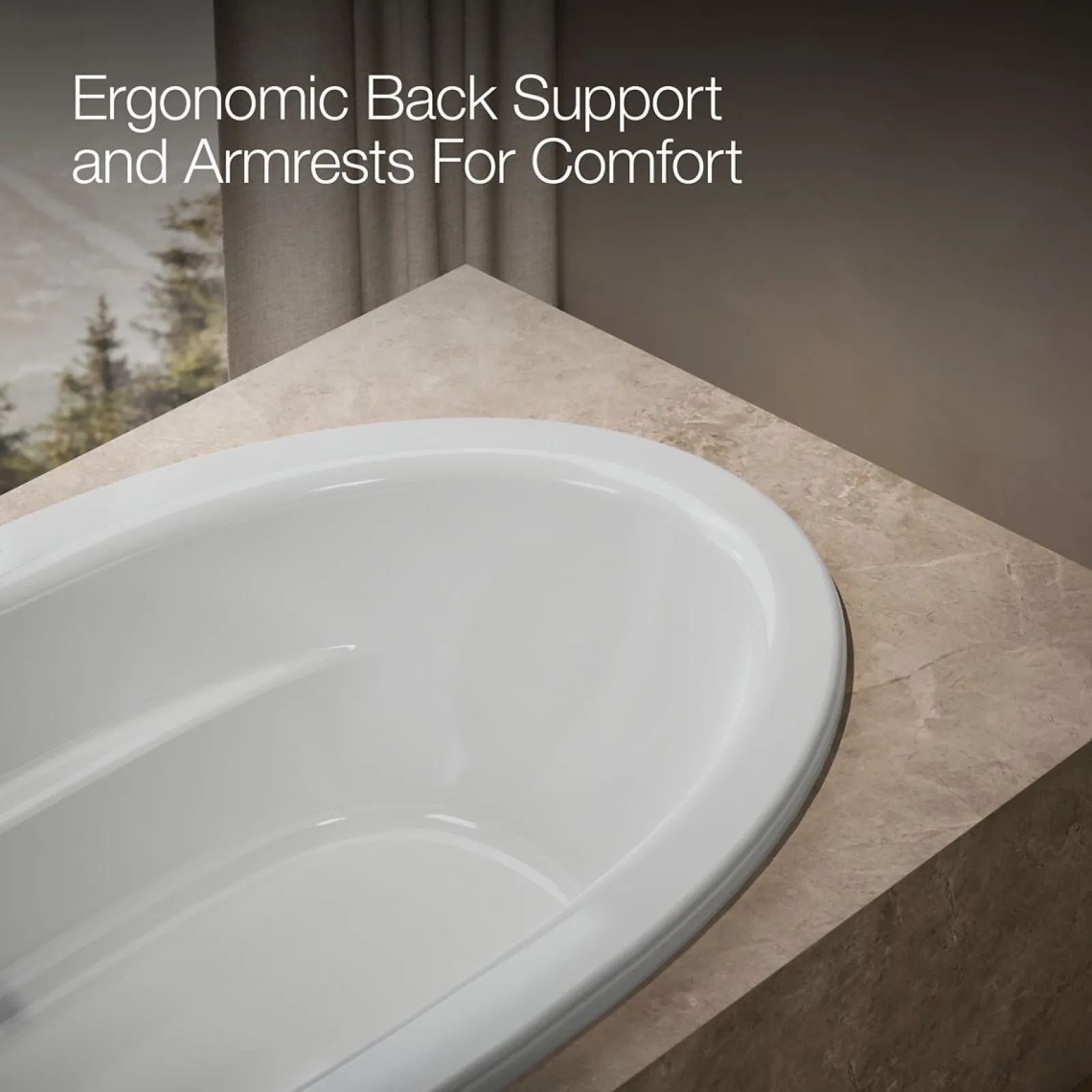 72" x 42" drop-in bath^Kohler Discount