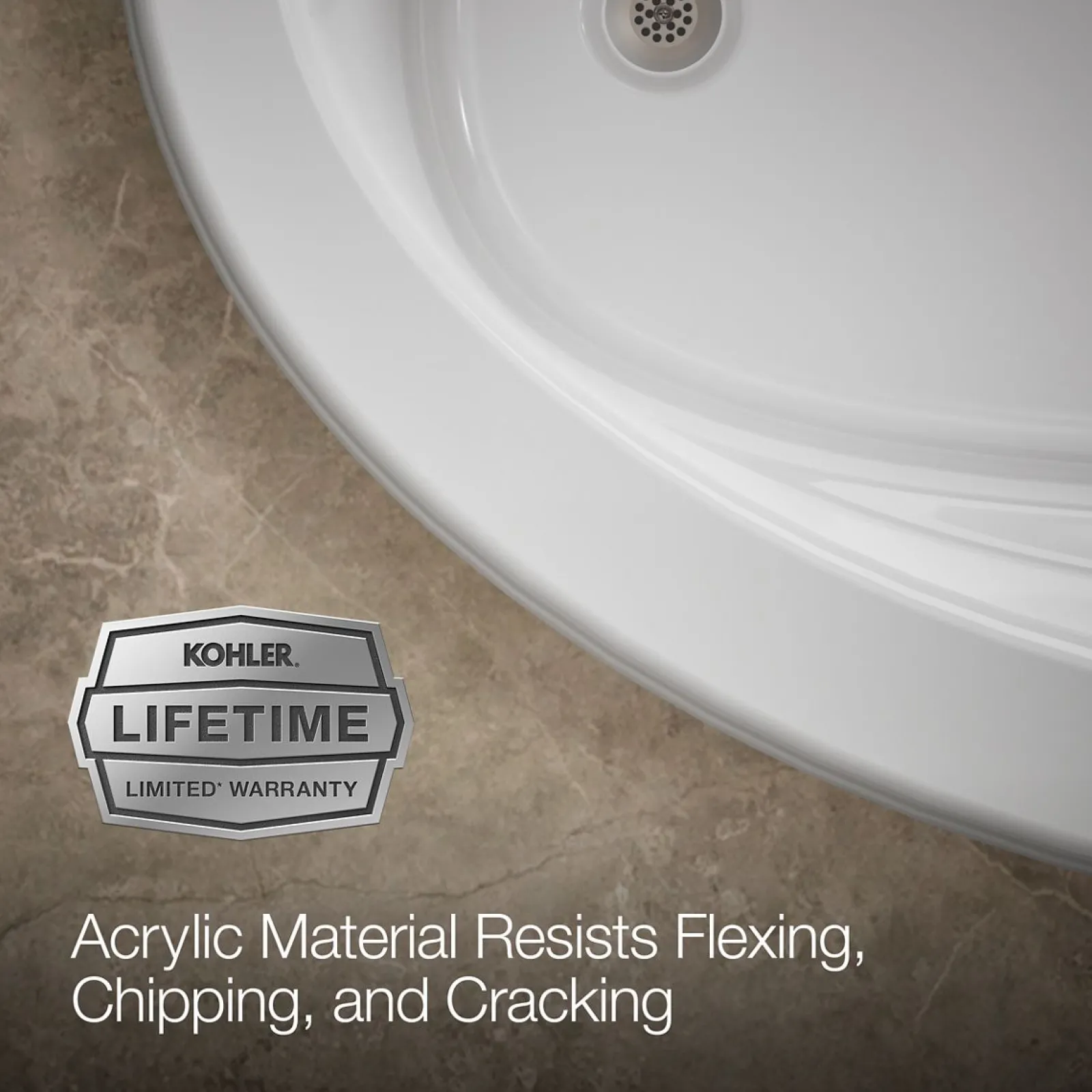 72" x 42" drop-in bath^Kohler Discount
