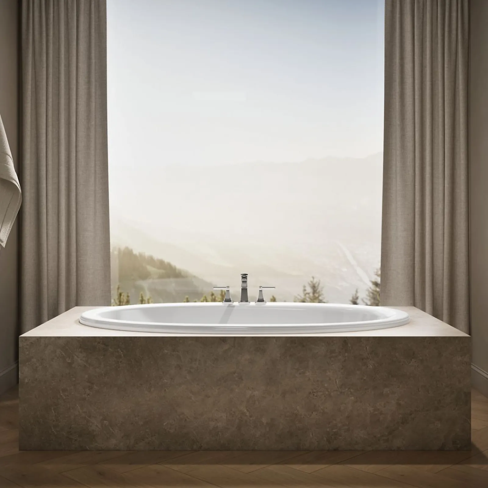 72" x 42" drop-in bath^Kohler Discount