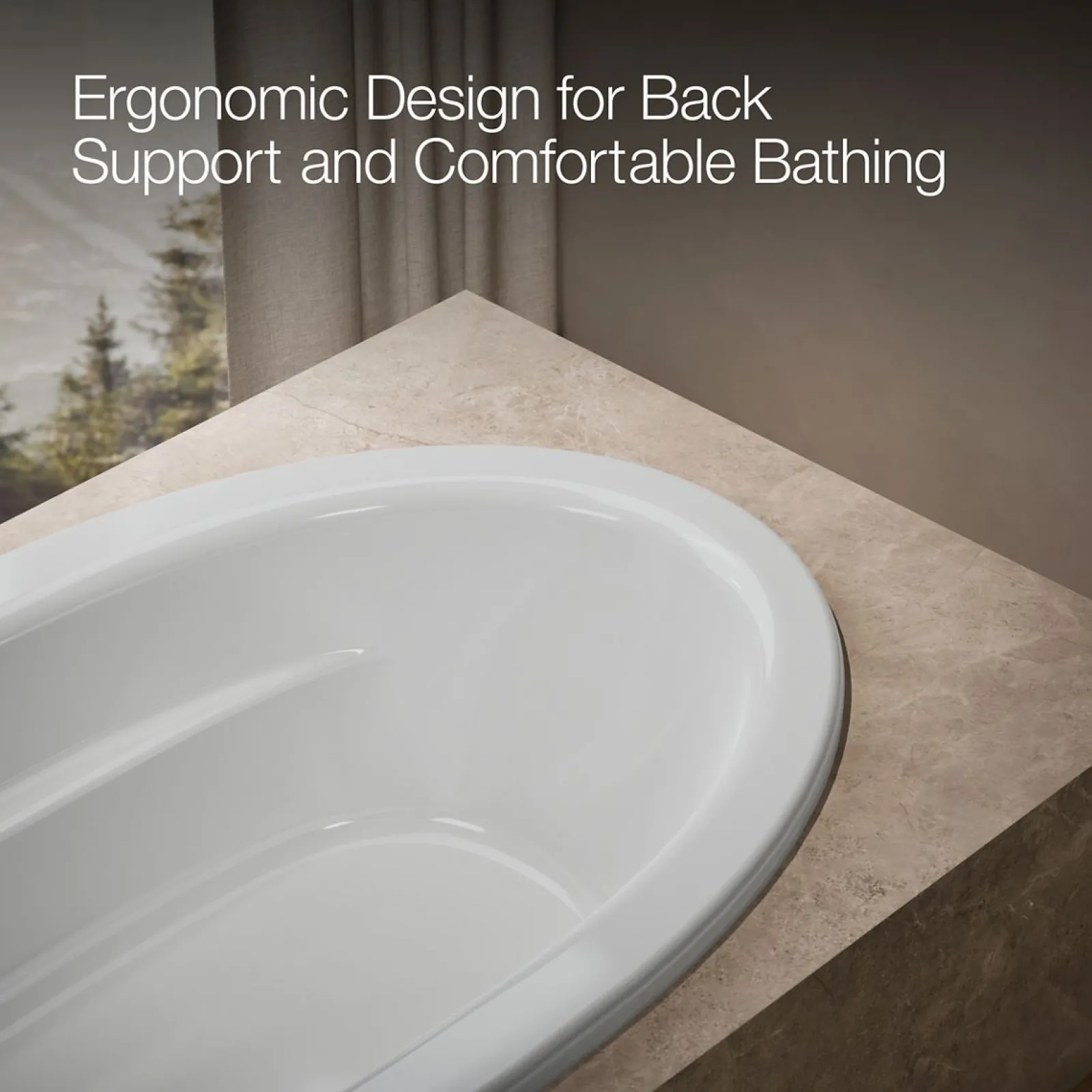 72" x 42" drop-in bath^Kohler Outlet